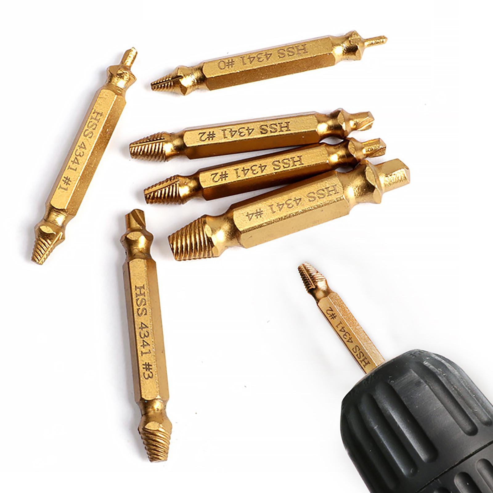 4xDamaged Screw Extractor Drill Bit Set Damaged Bolt Remover 3105C 4pcs