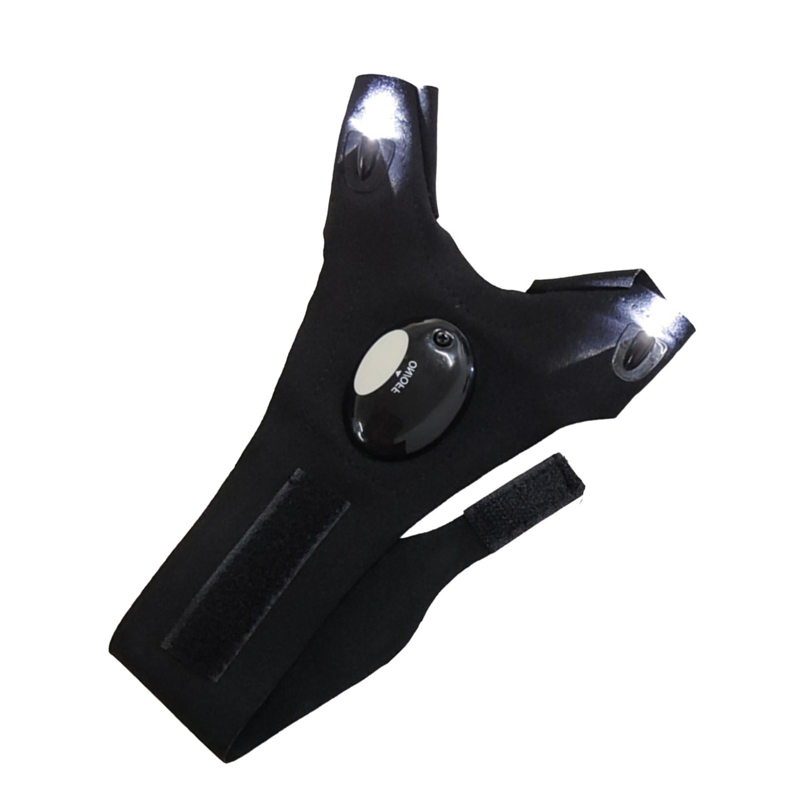 Outdoor Finger Glove LED Light Flashlight Gloves for Fishing Left