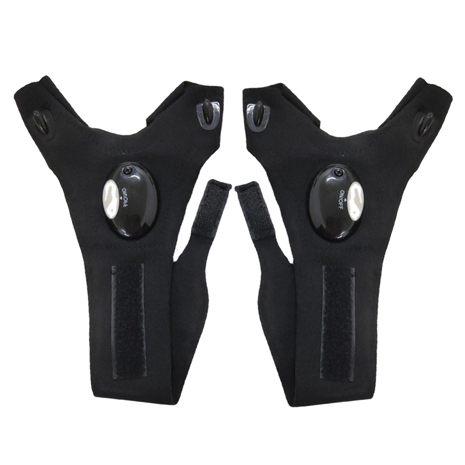 Outdoor Finger Glove LED Light Flashlight Gloves for Fishing Left Right