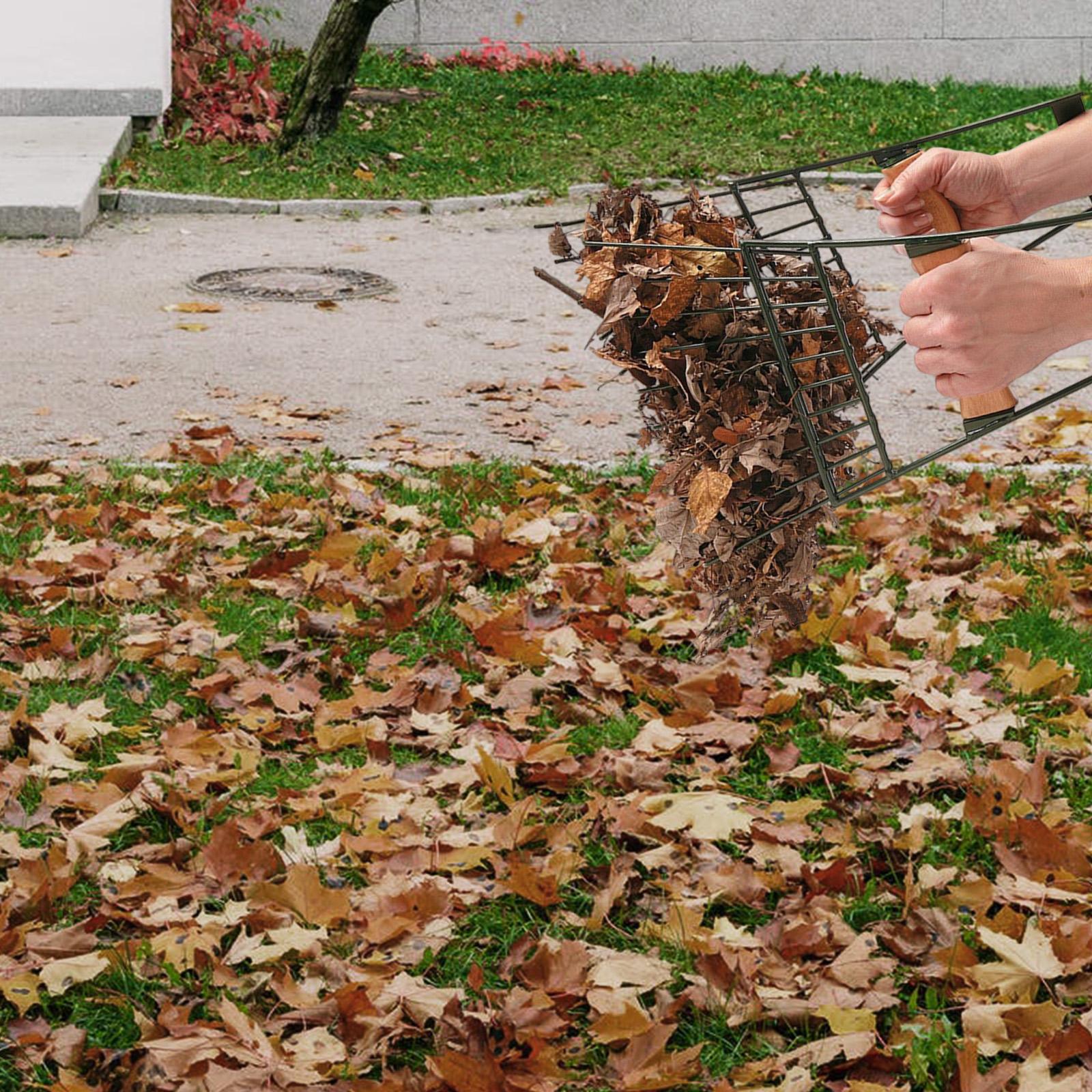 Garden Large Hand Rakes Grass Raking Tools Cleaning Rake for Garden Yard