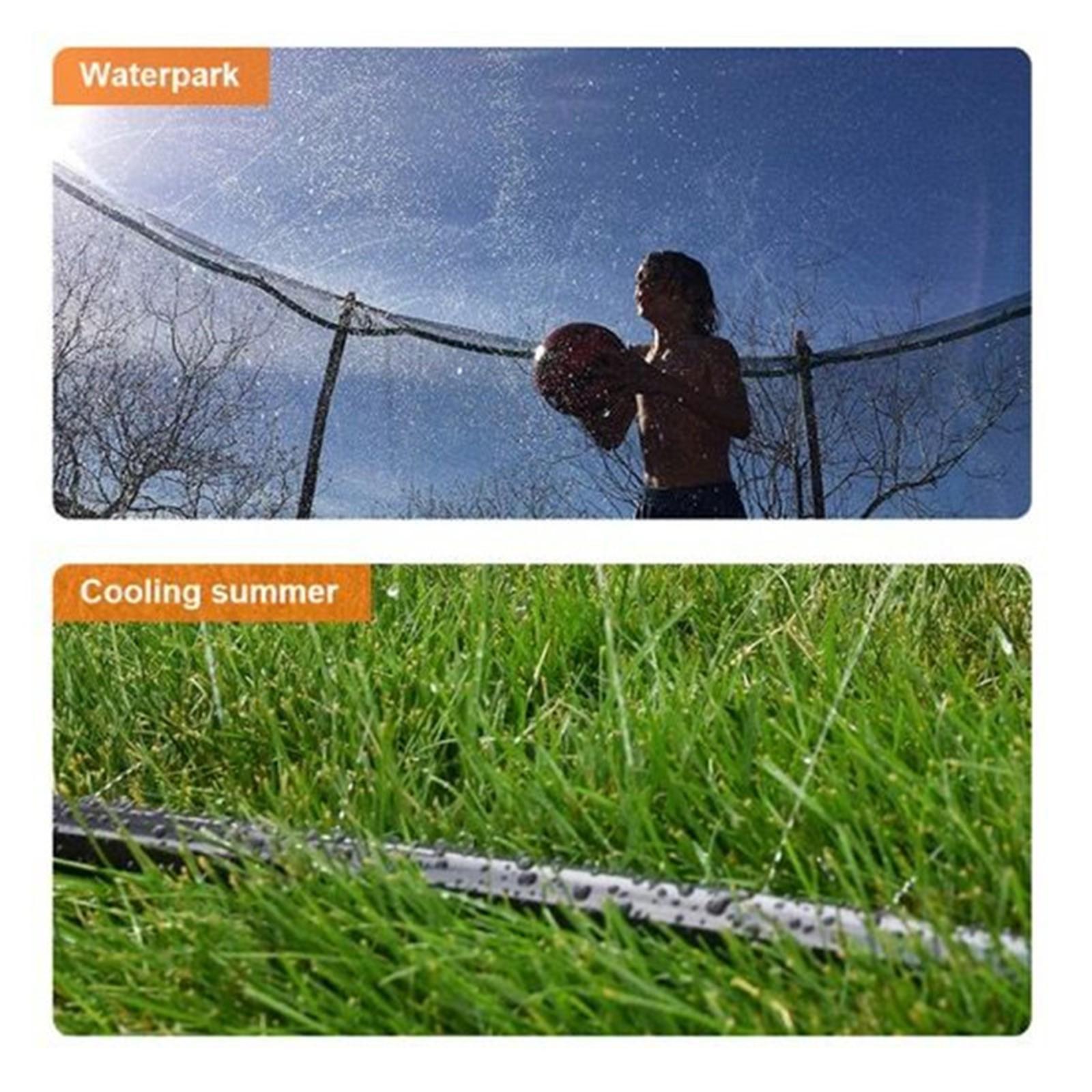 Summer Trampoline Sprinkler Waterpark Game Fun Kids Play Toys for Pool 12M