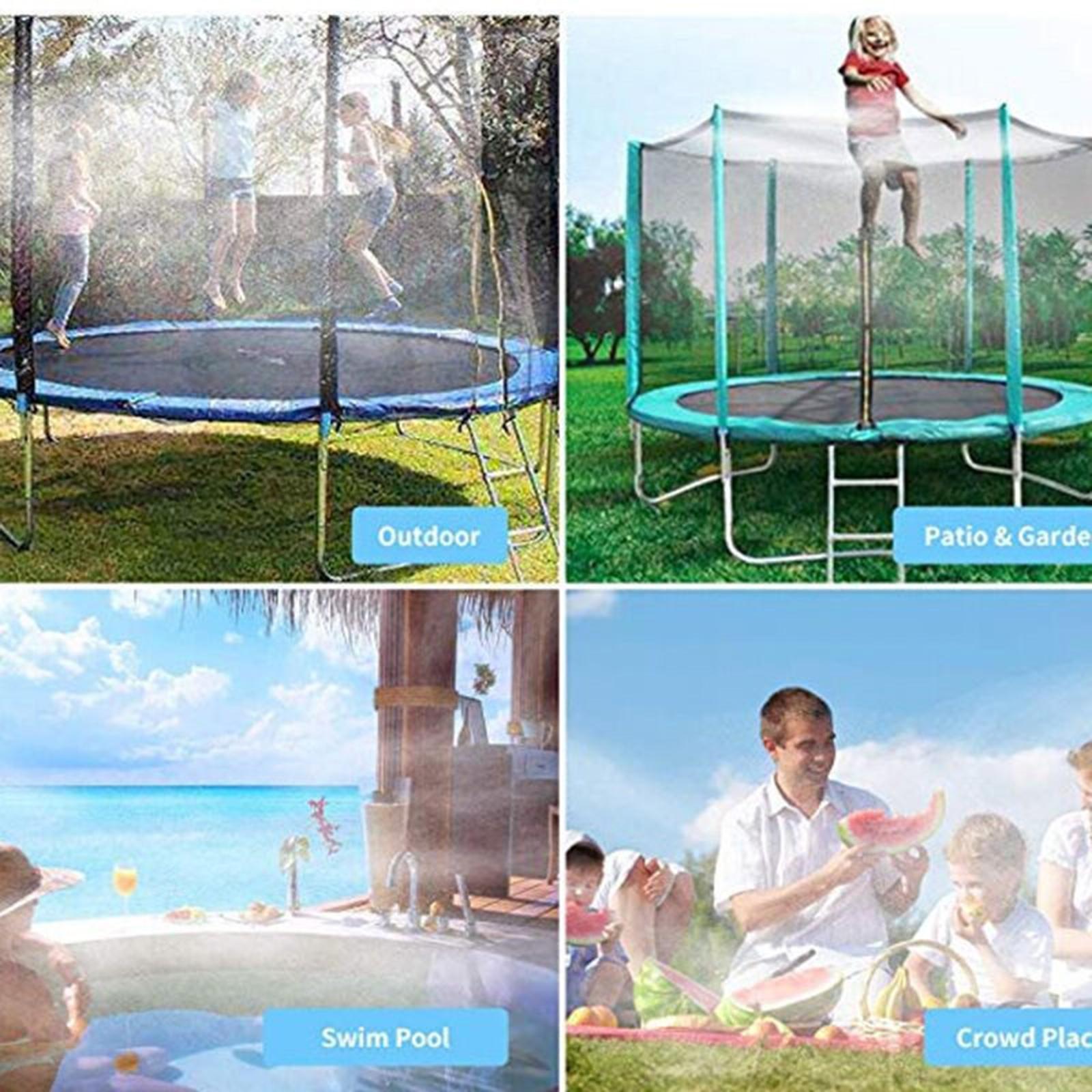 Summer Trampoline Sprinkler Waterpark Game Fun Kids Play Toys for Pool 10M