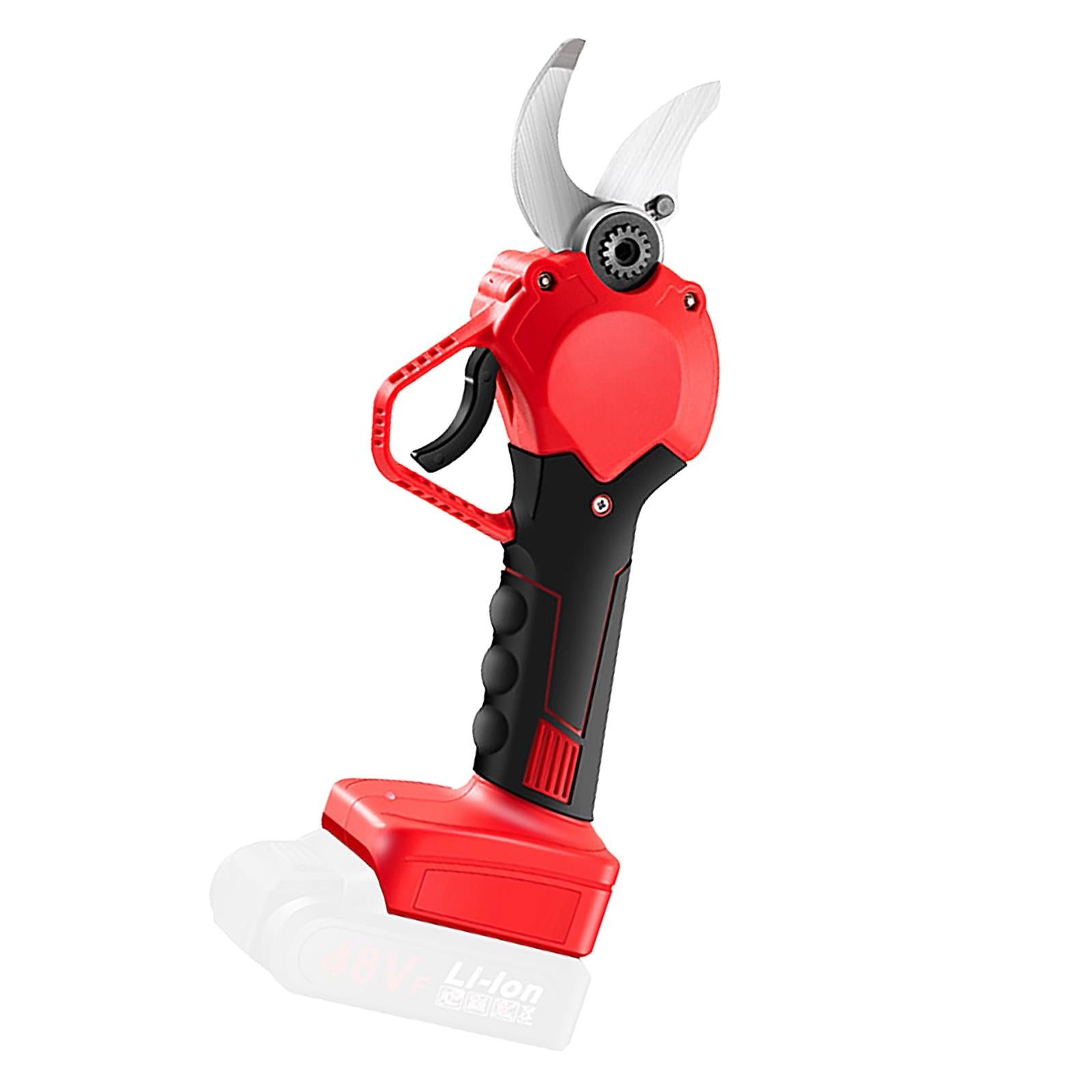 Gardening Shears Clippers with Steel Blade Cutting Branches Gardening Cutter Red Black A