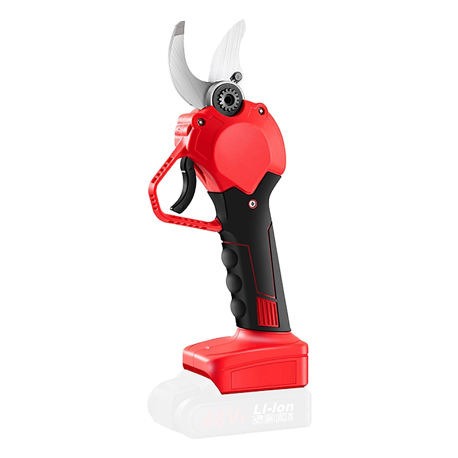 Gardening Shears Clippers with Steel Blade Cutting Branches Gardening Cutter Red Black A