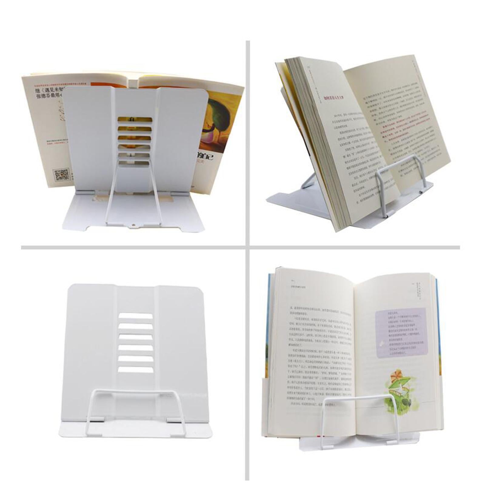 Portable Reading Stand Book Stand Document Holder Rack Adjustable Height Blue