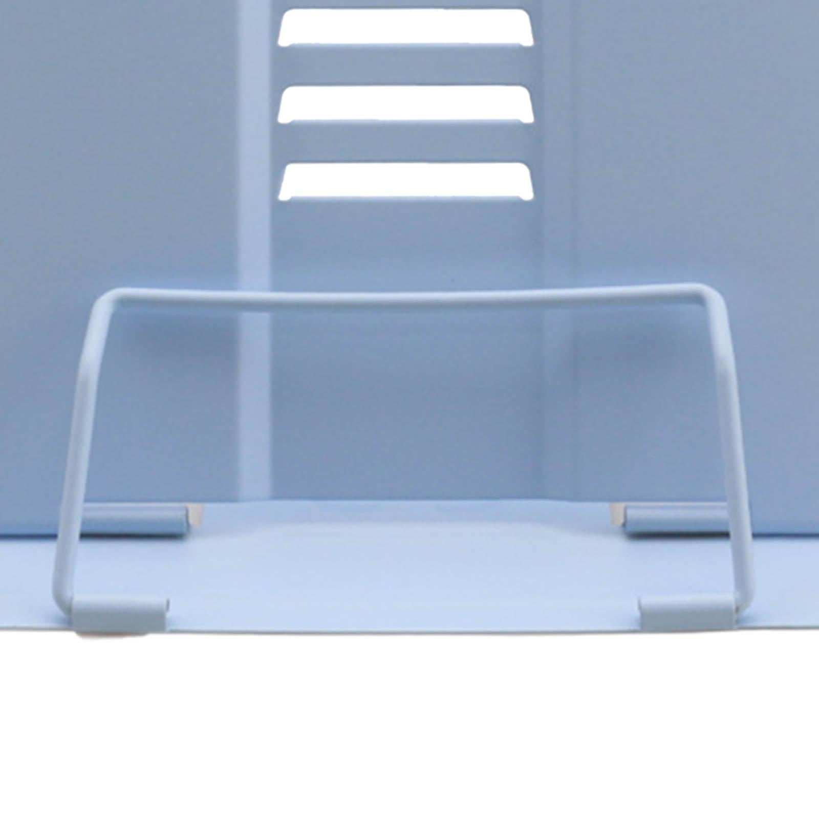 Portable Reading Stand Book Stand Document Holder Rack Adjustable Height Blue