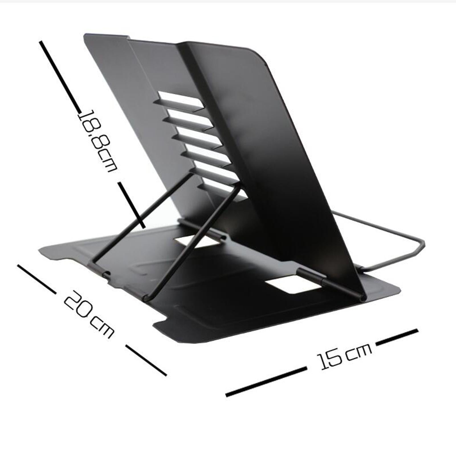 Portable Reading Stand Book Stand Document Holder Rack Adjustable Height Blue