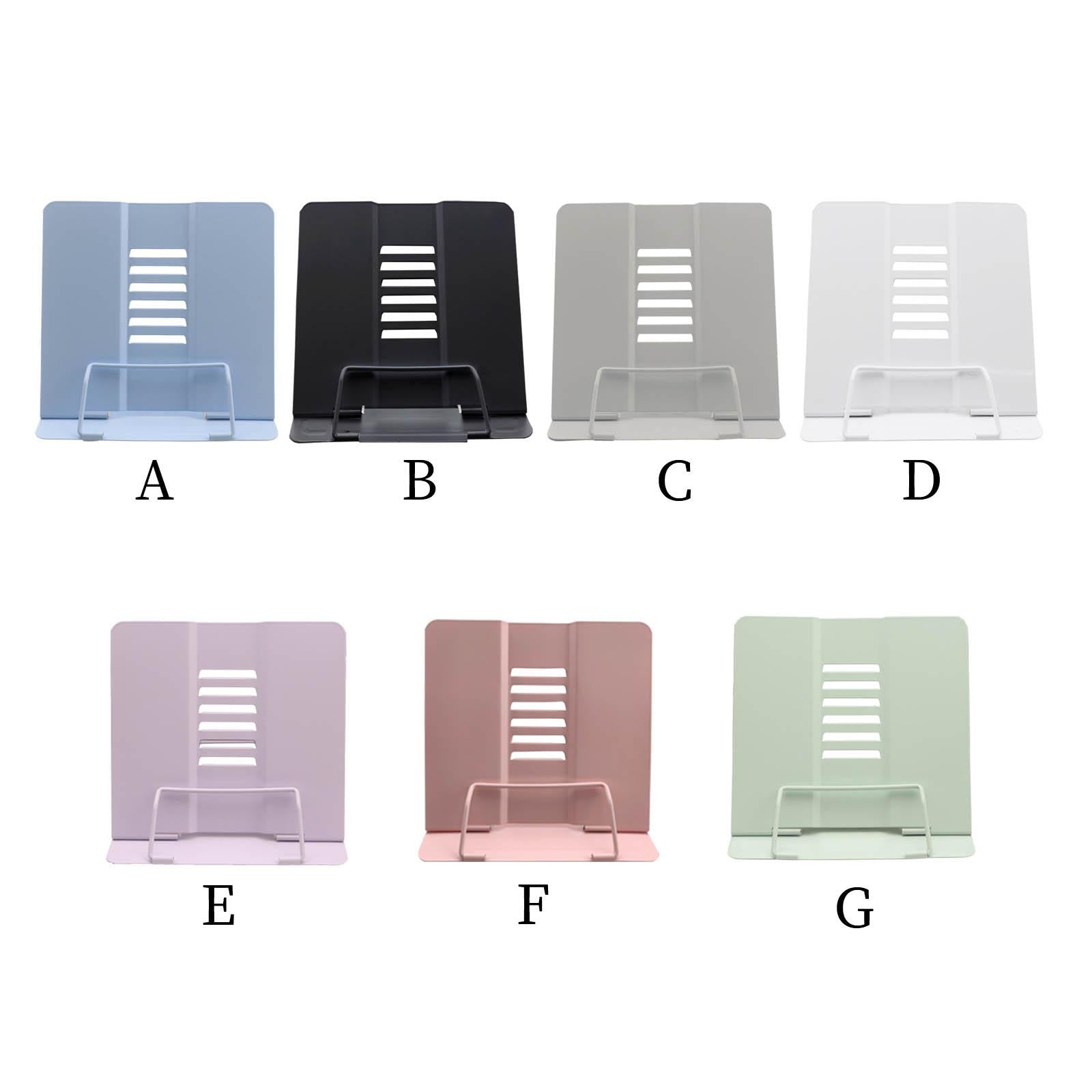 Portable Reading Stand Book Stand Document Holder Rack Adjustable Height Blue