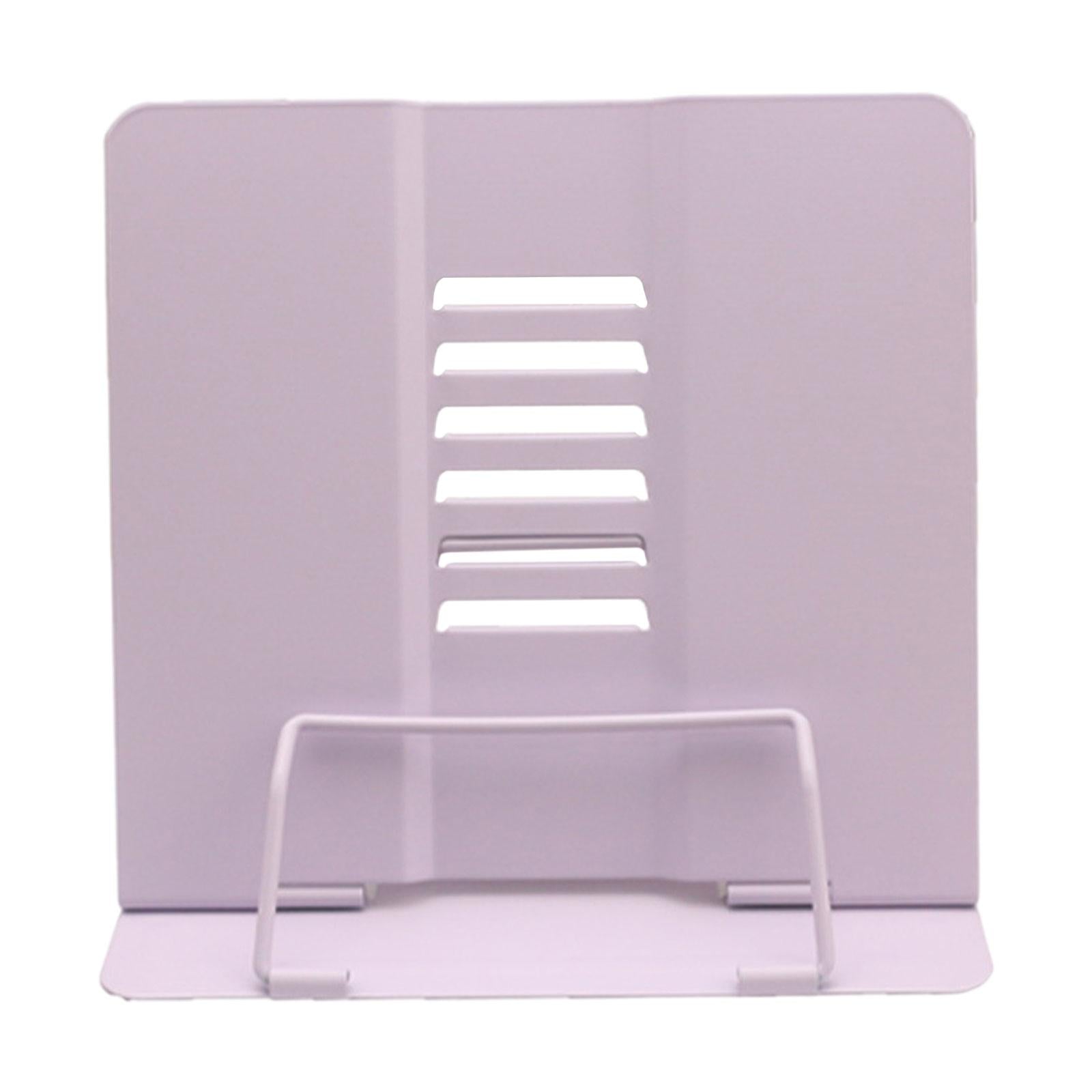 Portable Reading Stand Book Stand Document Holder Rack Adjustable Height Purple