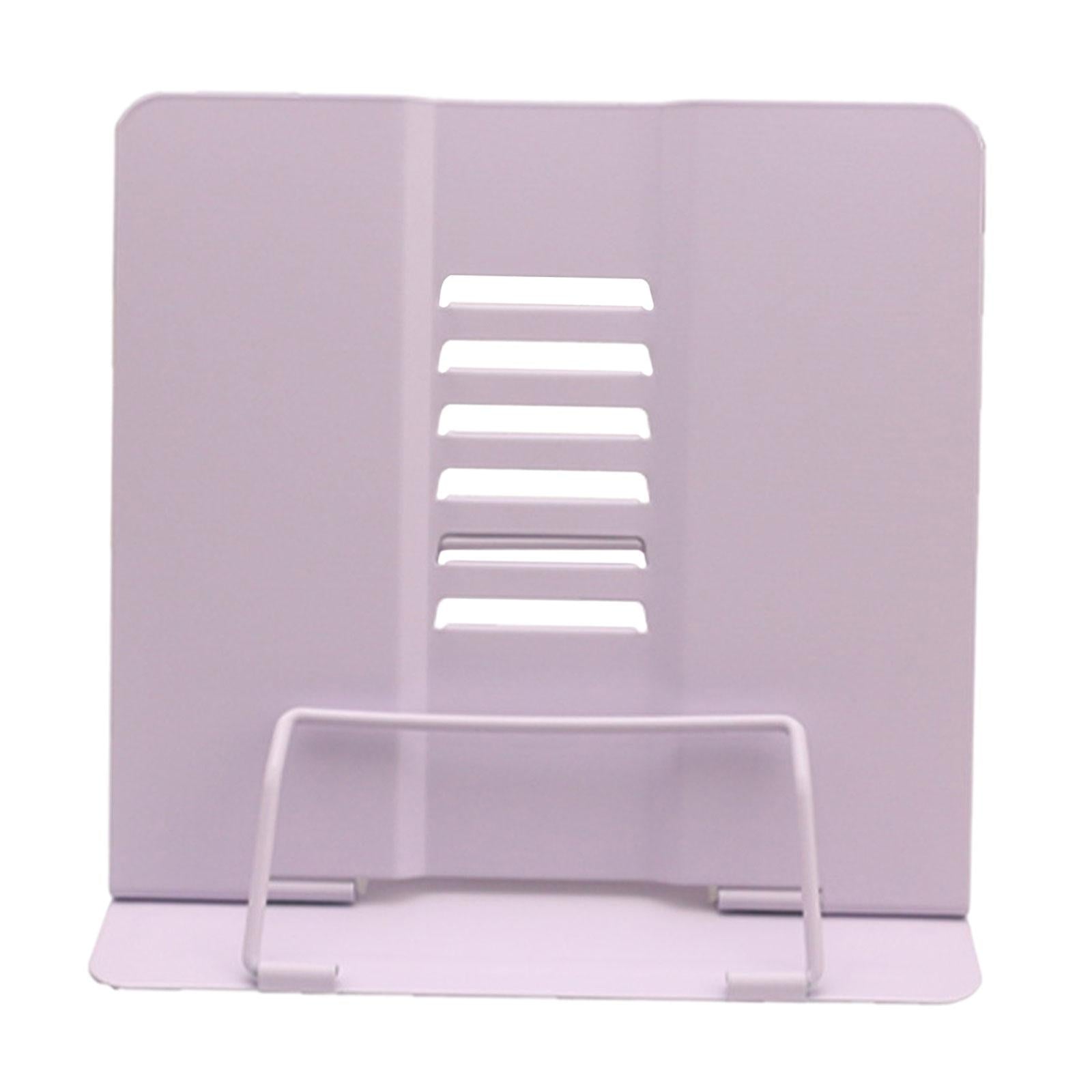 Portable Reading Stand Book Stand Document Holder Rack Adjustable Height Purple