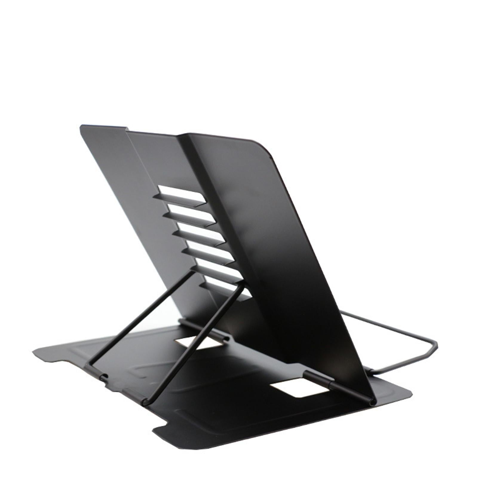 Portable Reading Stand Book Stand Document Holder Rack Adjustable Height Black