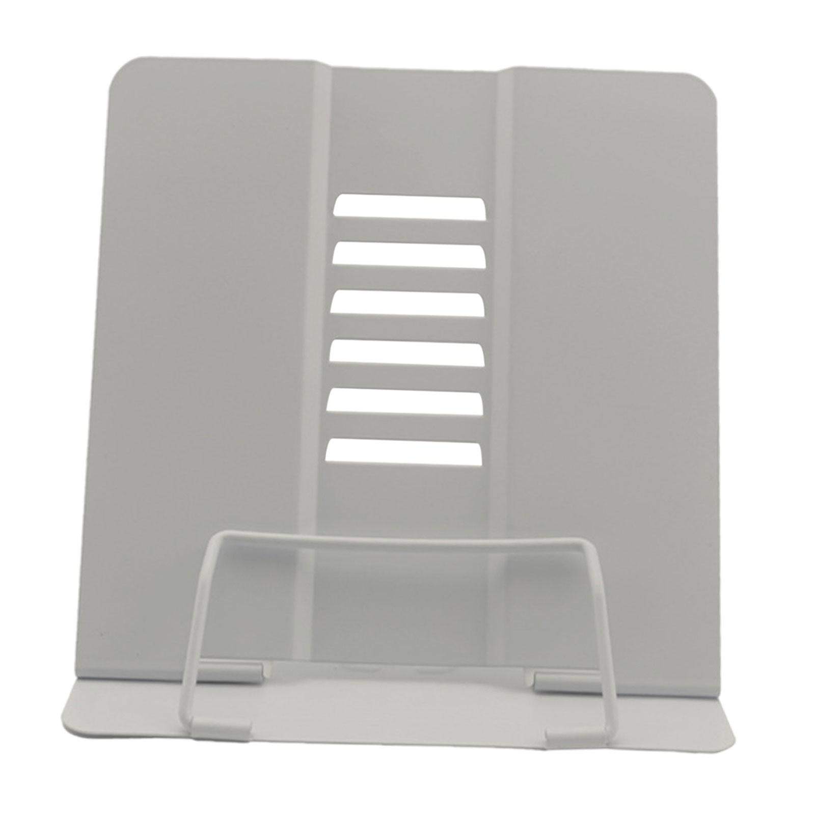 Portable Reading Stand Book Stand Document Holder Rack Adjustable Height Grey