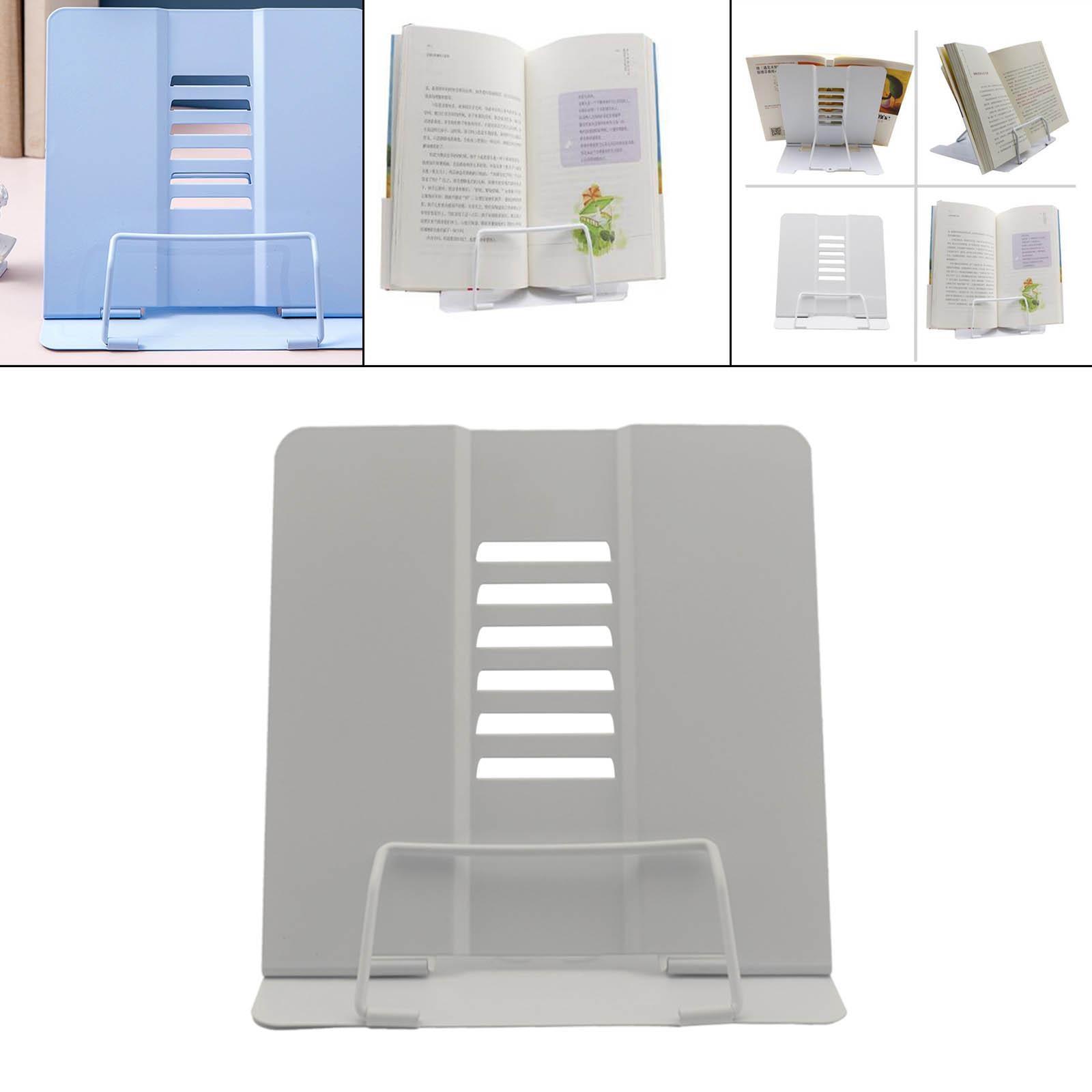 Portable Reading Stand Book Stand Document Holder Rack Adjustable Height Grey