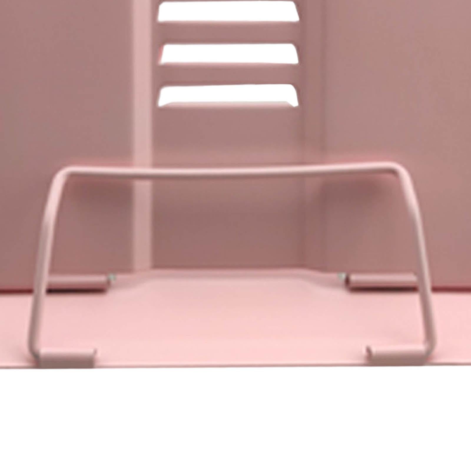 Portable Reading Stand Book Stand Document Holder Rack Adjustable Height Pink