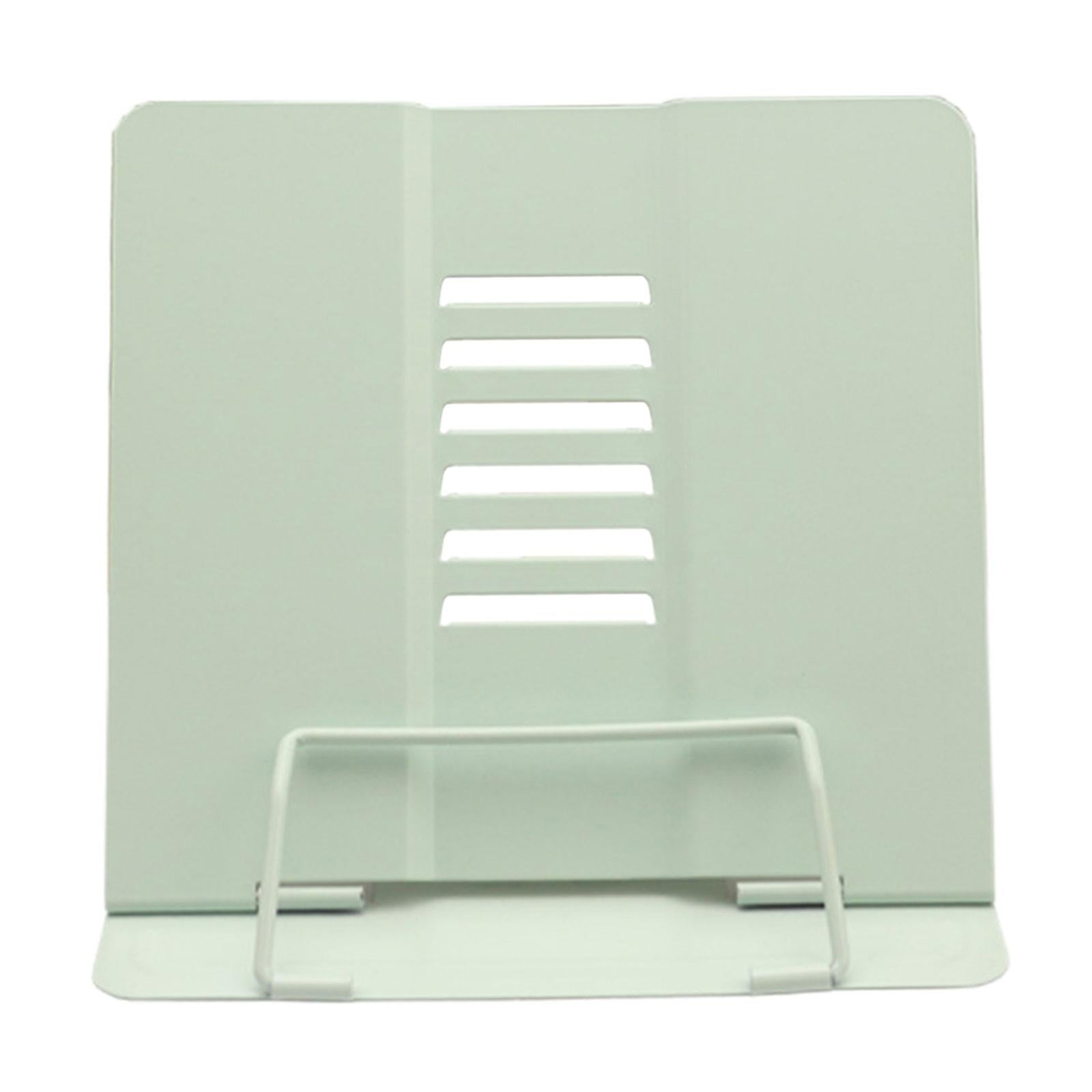 Portable Reading Stand Book Stand Document Holder Rack Adjustable Height Green