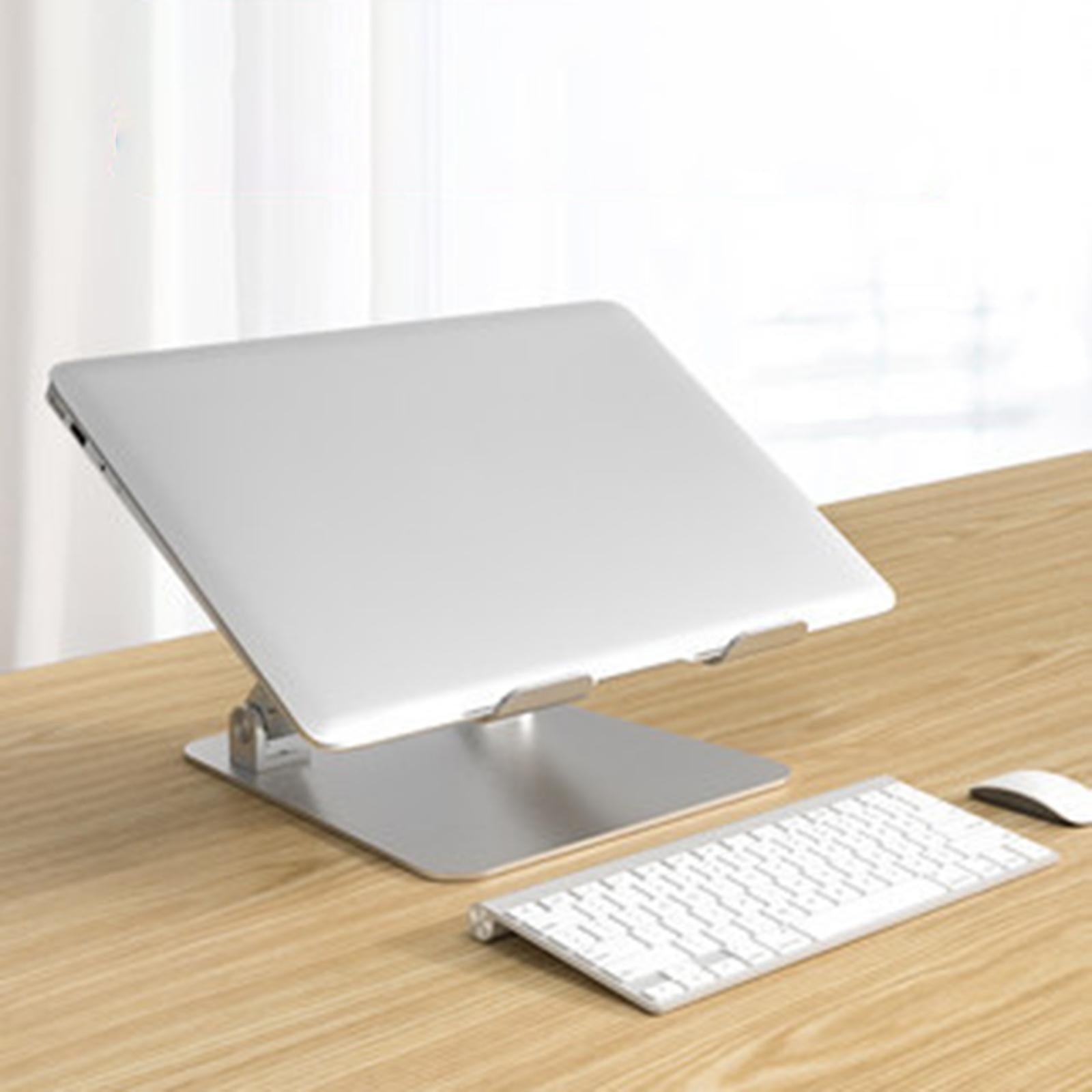 Laptop Stand Adjustable Foldable 14-14.7" Anti-Slip for Desk Office silver