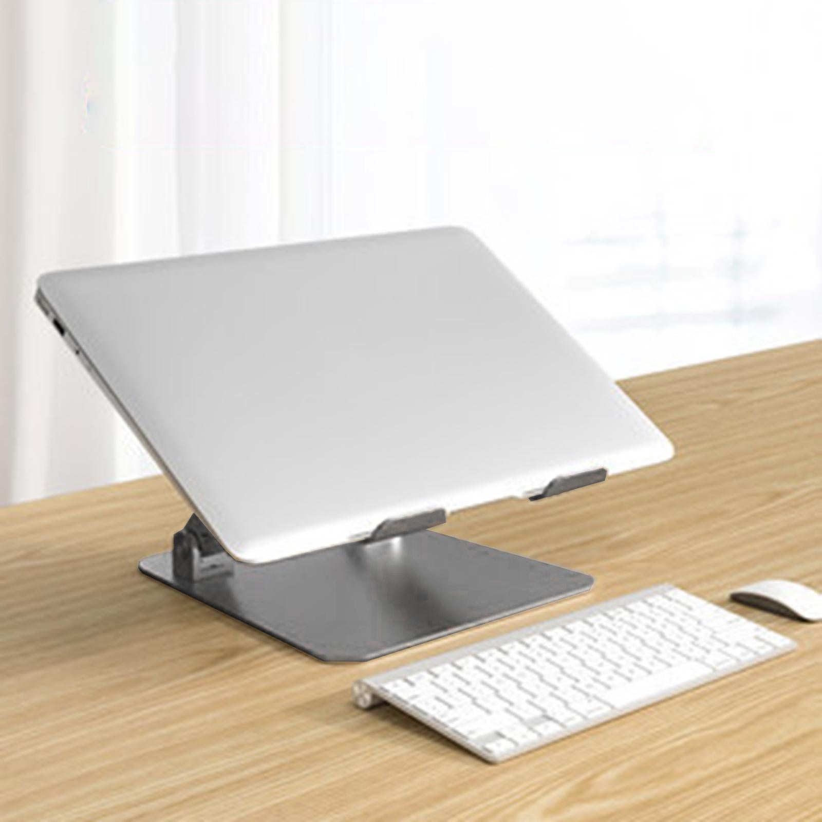 Laptop Stand Adjustable Foldable 14-14.7" Anti-Slip for Desk Office gray