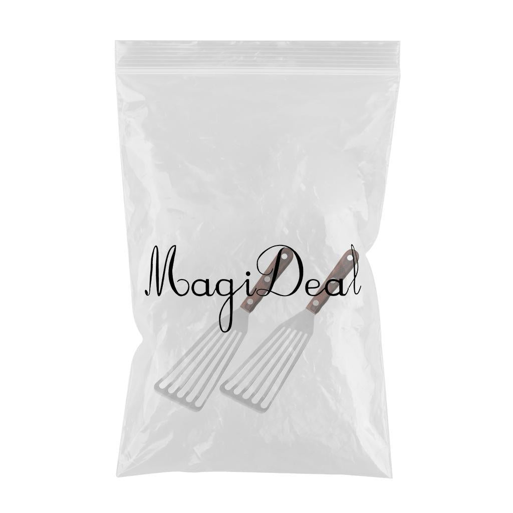 Fish Spatula Dishwasher Safe Kitchen Tools for Cooking Fish, Meat Kitchen M Wood Handle