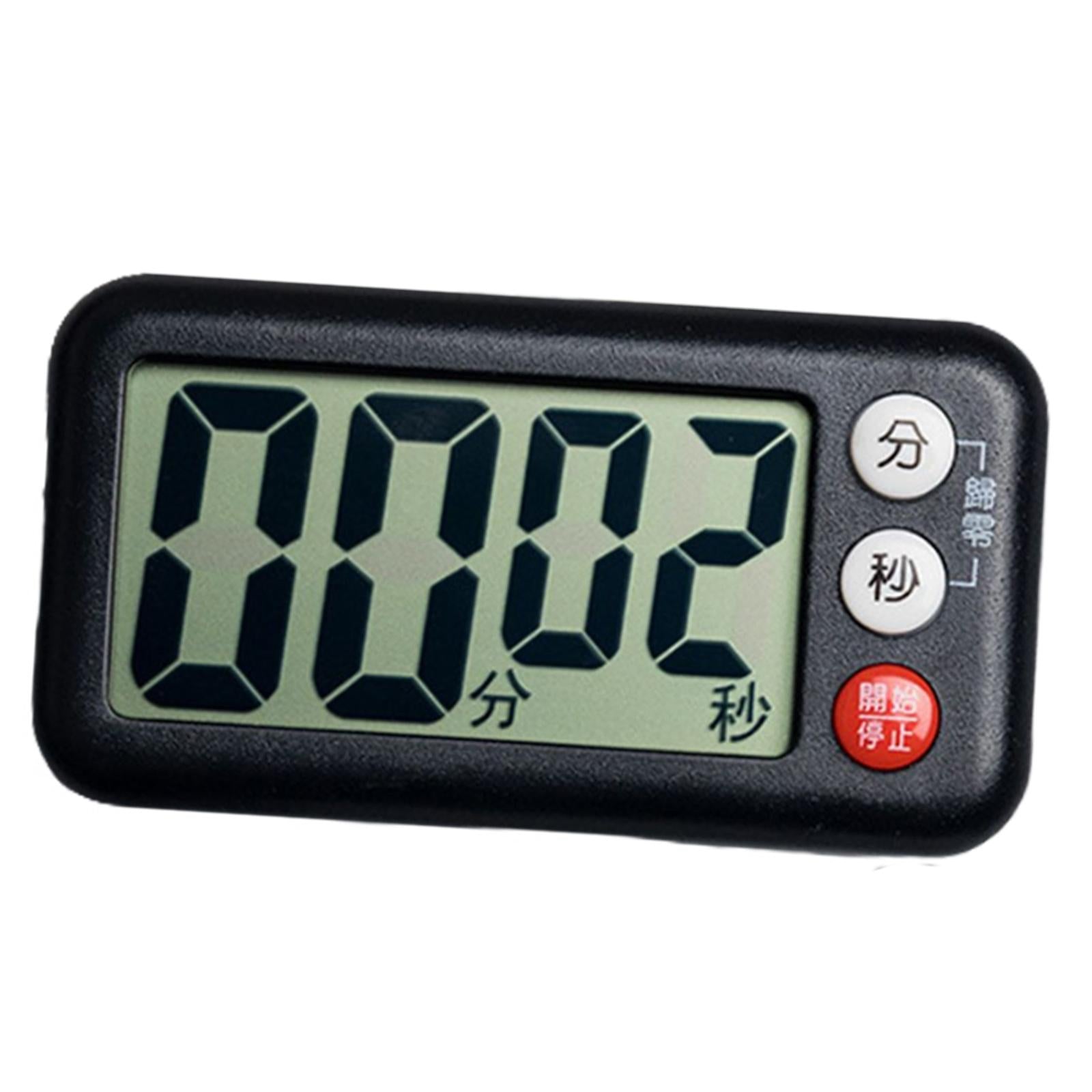 Digital Kitchen Timer, Count Down LED Display for Baking Fitness The Elderly Black