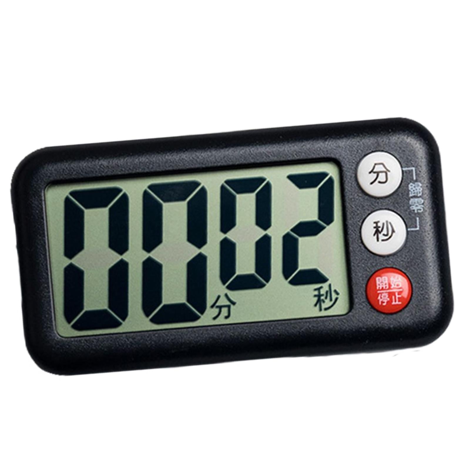 Digital Kitchen Timer, Count Down LED Display for Baking Fitness The Elderly Black
