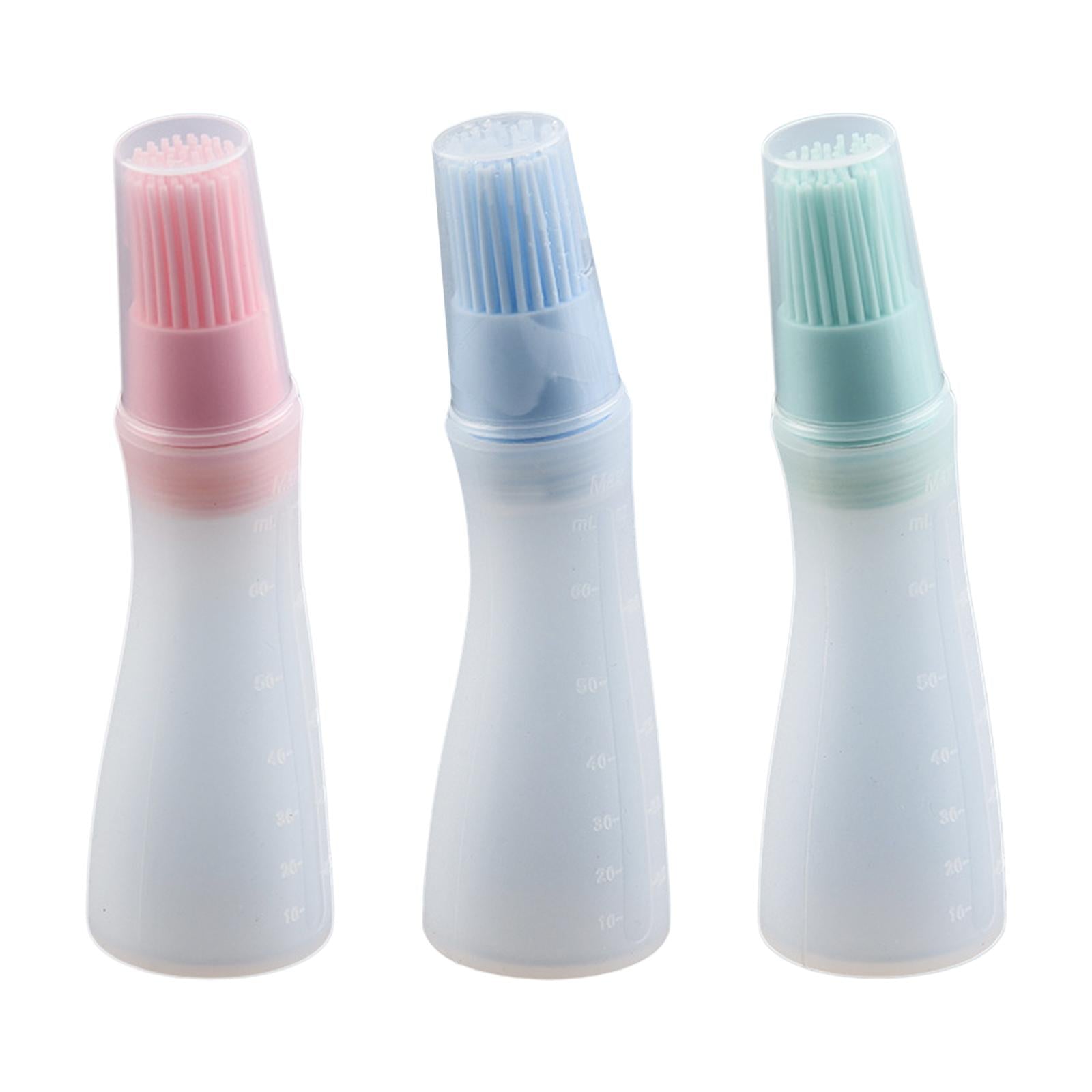 Oil Bottle Brush High Temperature Baking Cake Brush for Baking BBQ Blue