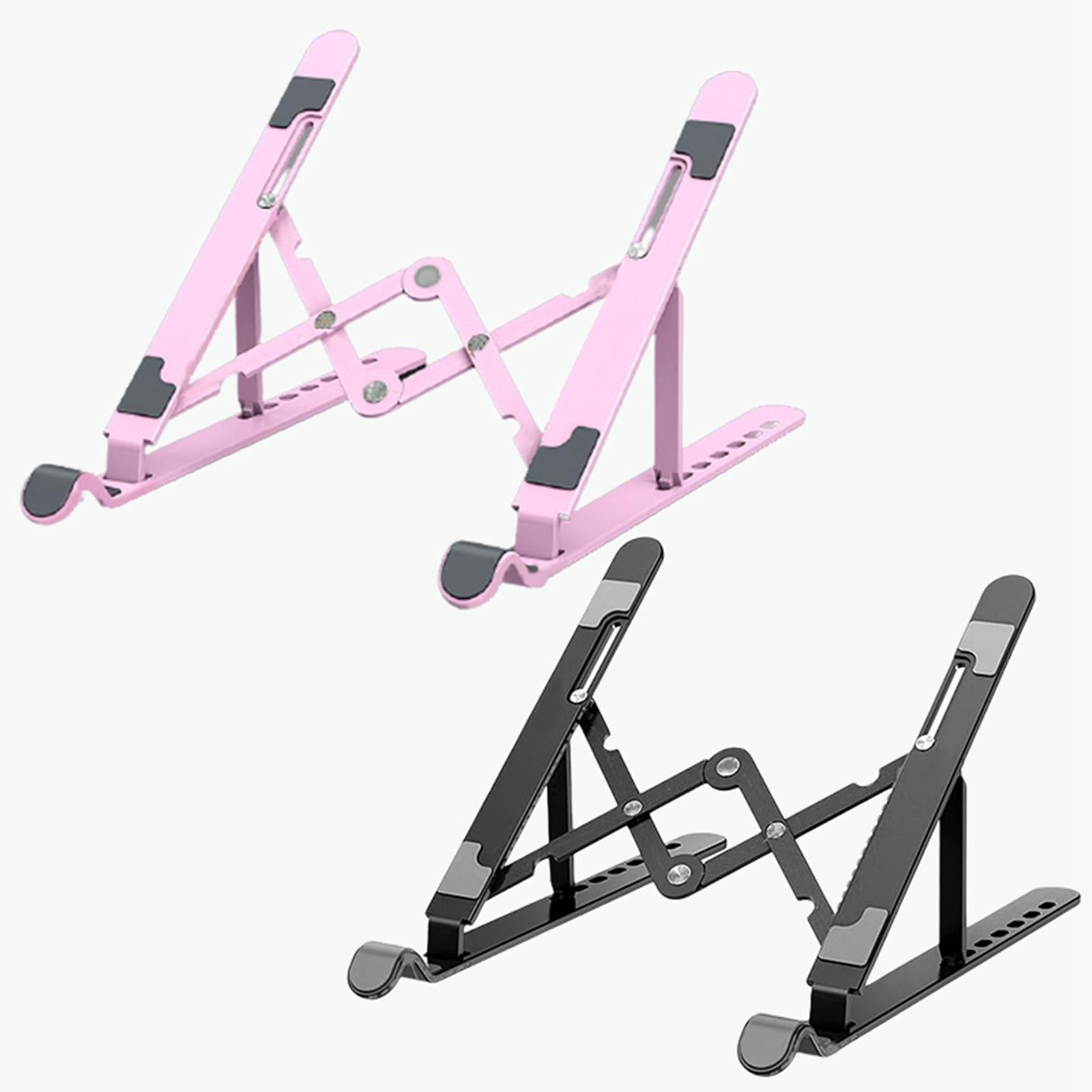 Laptop Stand Height Adjustable Computer Stand for Notebook Desk Office Black
