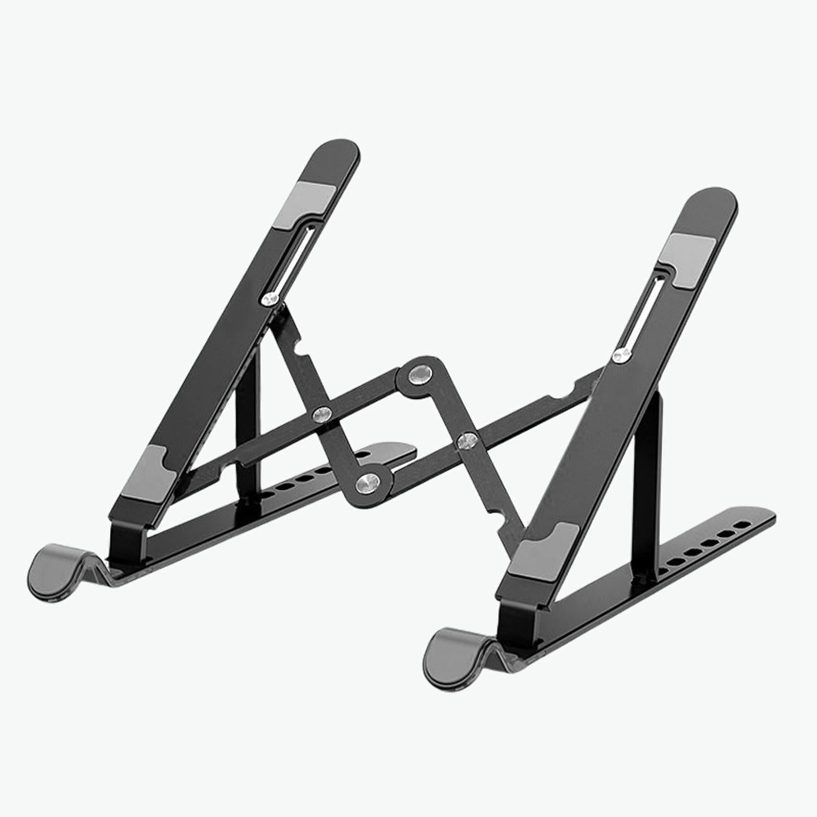 Laptop Stand Height Adjustable Computer Stand for Notebook Desk Office Black