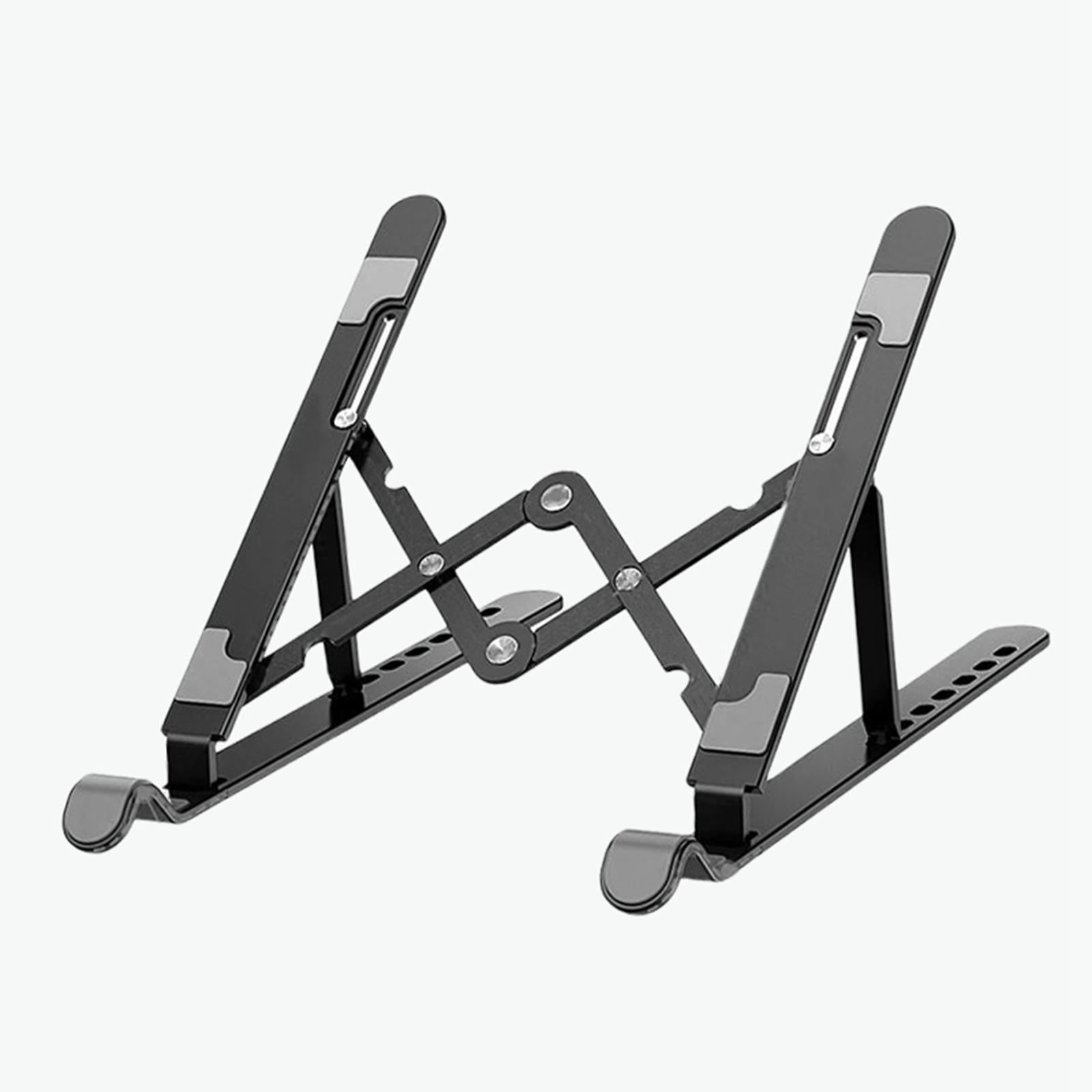 Laptop Stand Height Adjustable Computer Stand for Notebook Desk Office Black