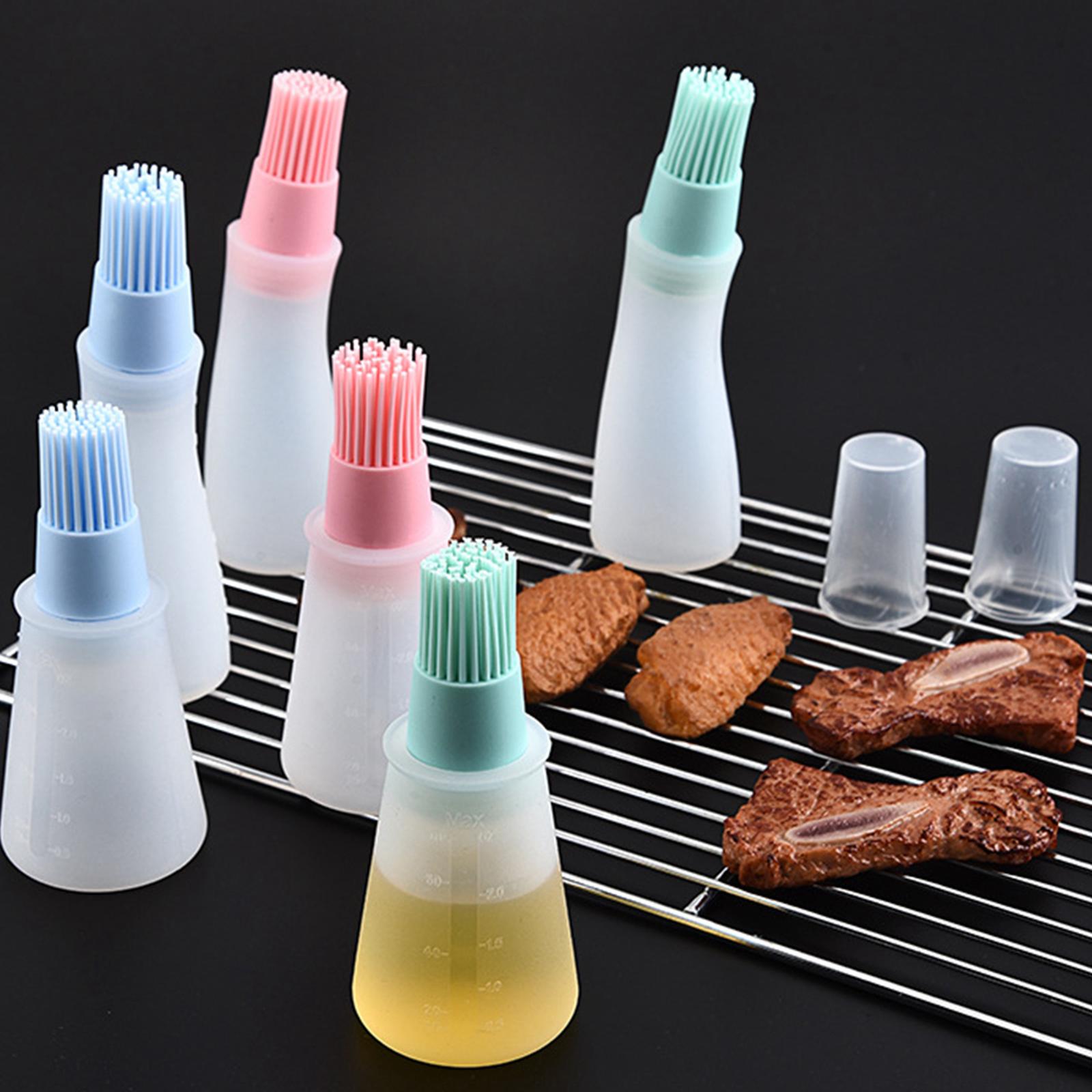 BBQ/Pastry Basting Brushes Oil Dispenser Bottle High Temperature for Kitchen Green