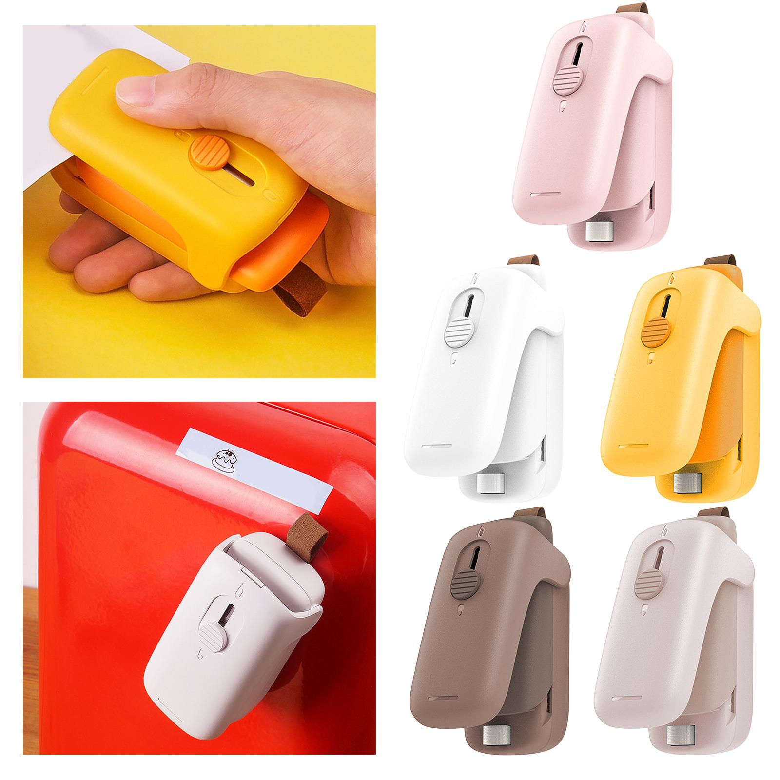 Mini Impulses Portable Plastic Food Sealing Machine Tool Packing Heat Sealer White