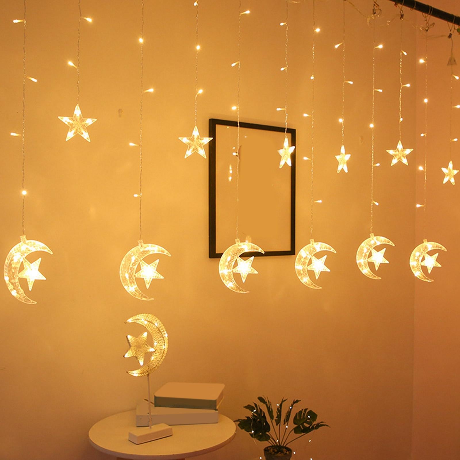 LED Fairy String Lights Curtain Decoration 2.5M LED String Party Warm White