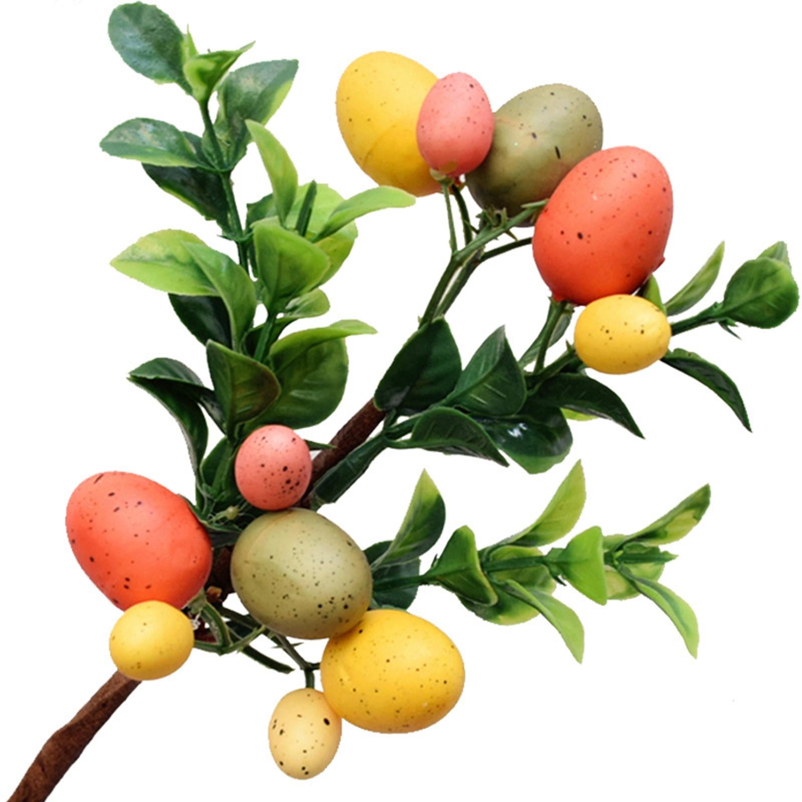 Easter Egg Tree Branch Home Decoration Painting Eggs Spring Party DIY Decor C