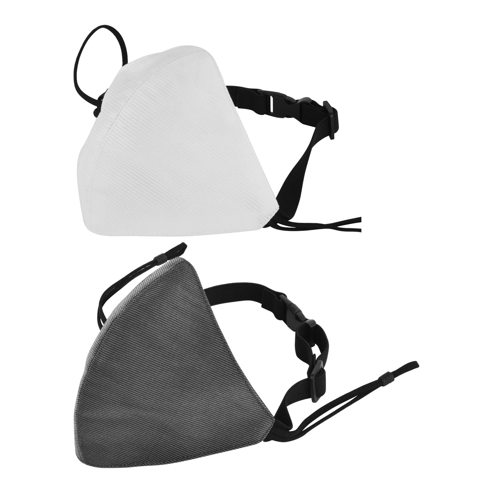LED Mask Rechargeable Favors Breathable USB for Cosplay Masquerade Unisex White