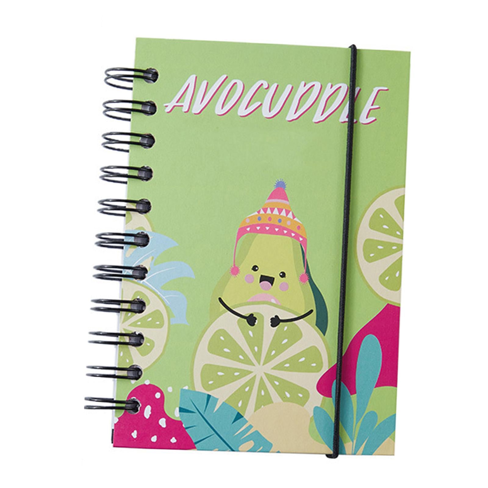 Spiral Bound Notebook 105x157mm Spiral Bound Colorful for College Office AVOCUDDLE