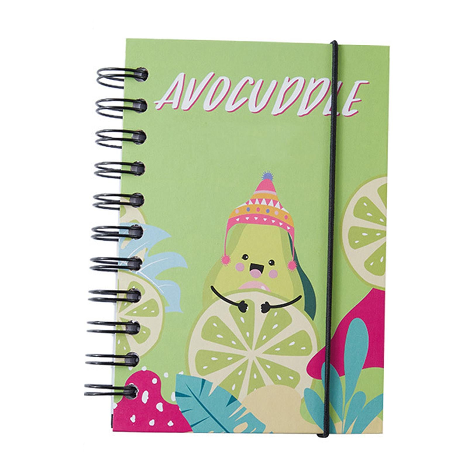Spiral Bound Notebook 105x157mm Spiral Bound Colorful for College Office AVOCUDDLE