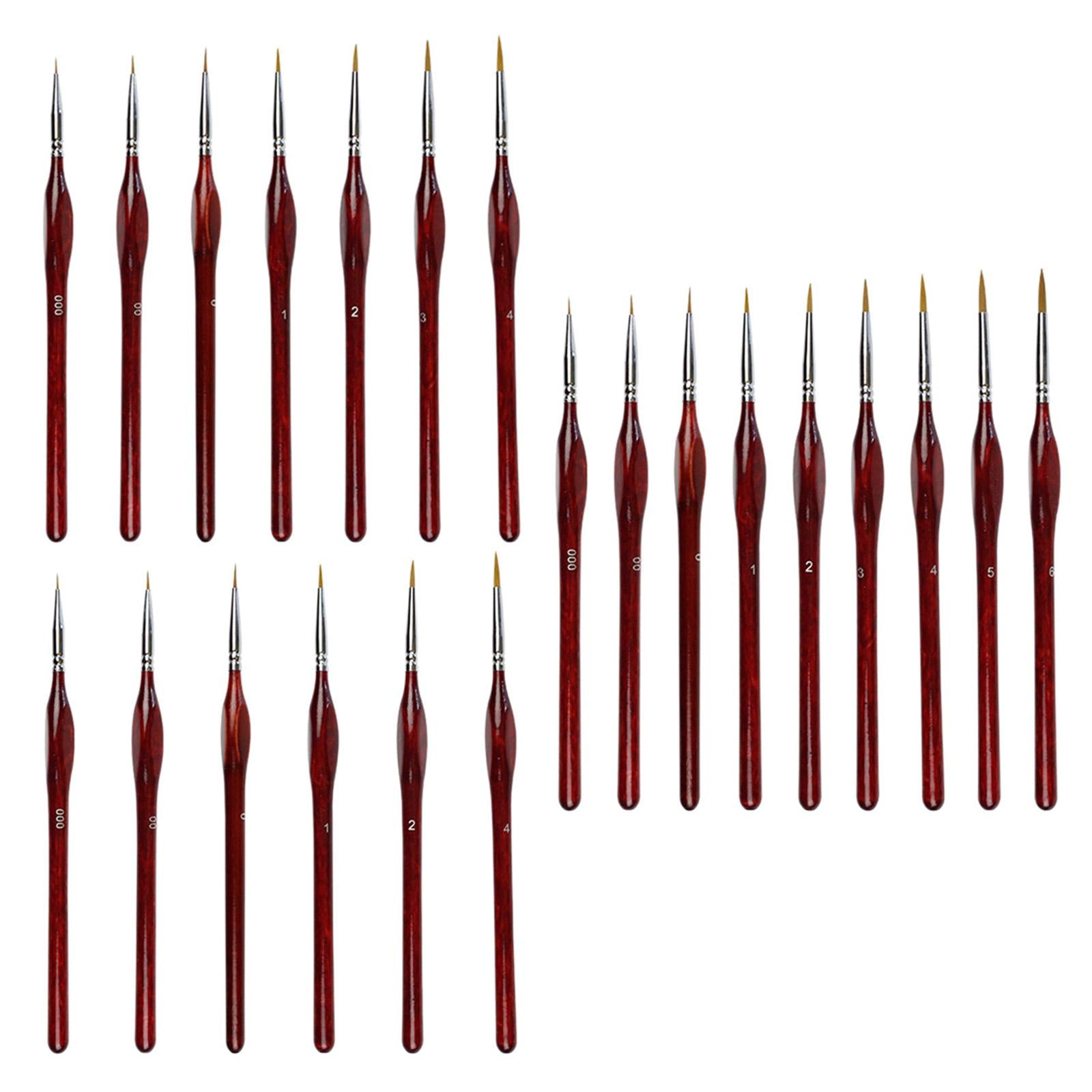 Drawing Hook Line Pen Craft Kit for Oil Painting Scale Model Painting 6pcs