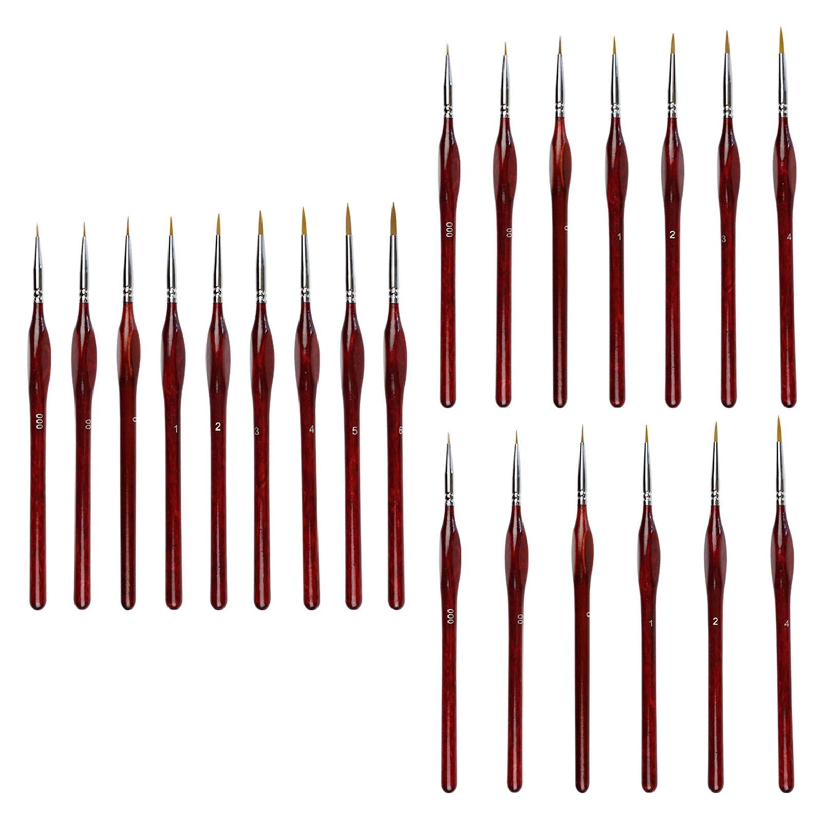 Drawing Hook Line Pen Craft Kit for Oil Painting Scale Model Painting 6pcs