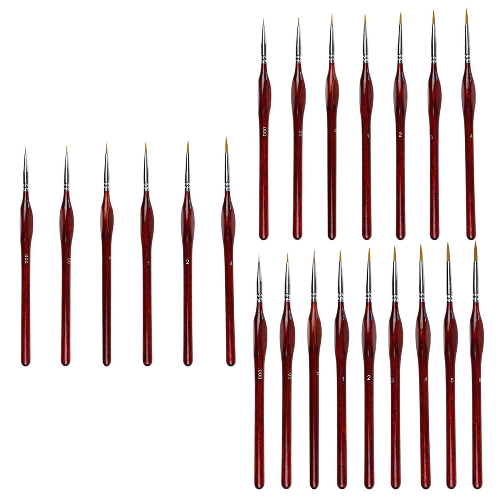 Drawing Hook Line Pen Craft Kit for Oil Painting Scale Model Painting 6pcs