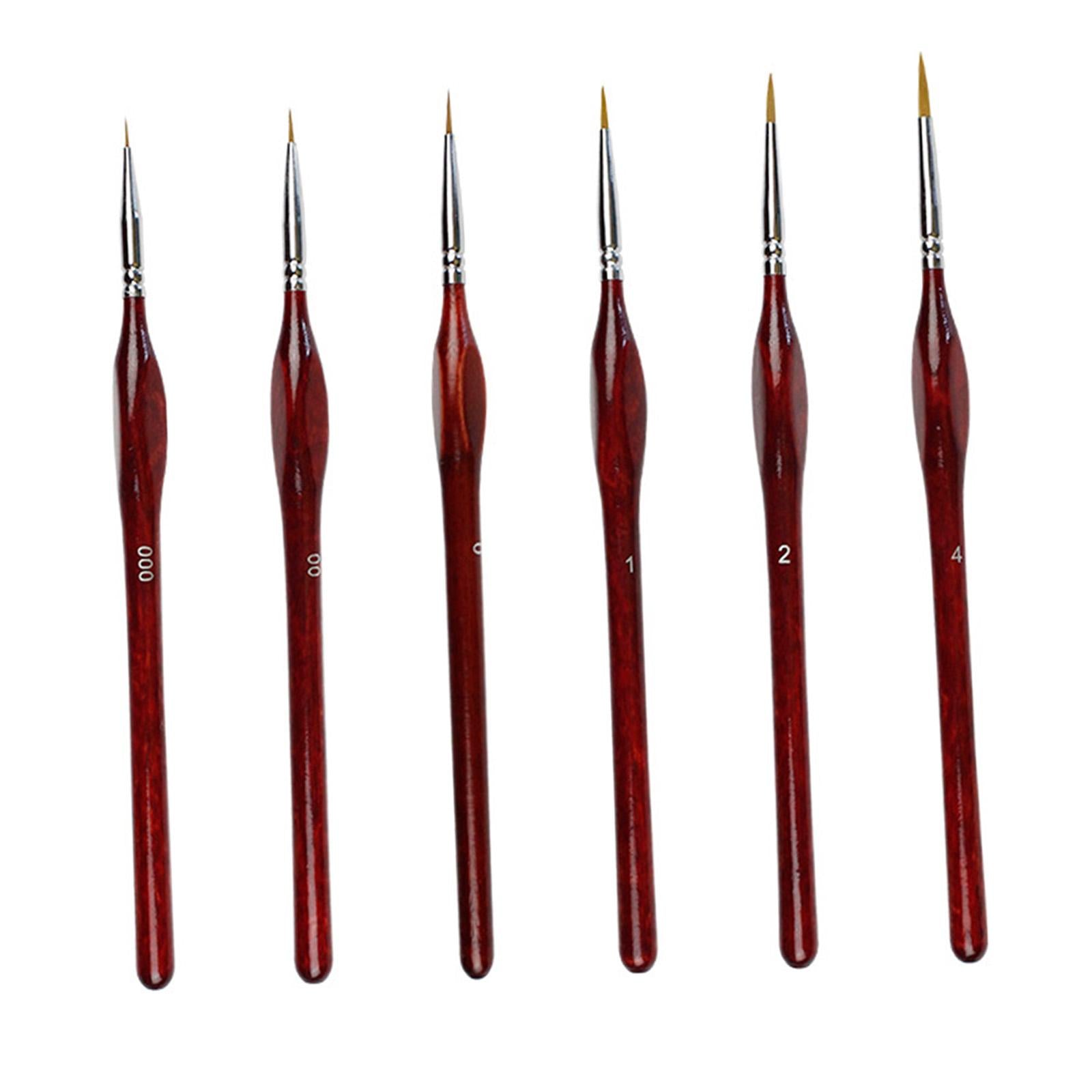 Drawing Hook Line Pen Craft Kit for Oil Painting Scale Model Painting 6pcs