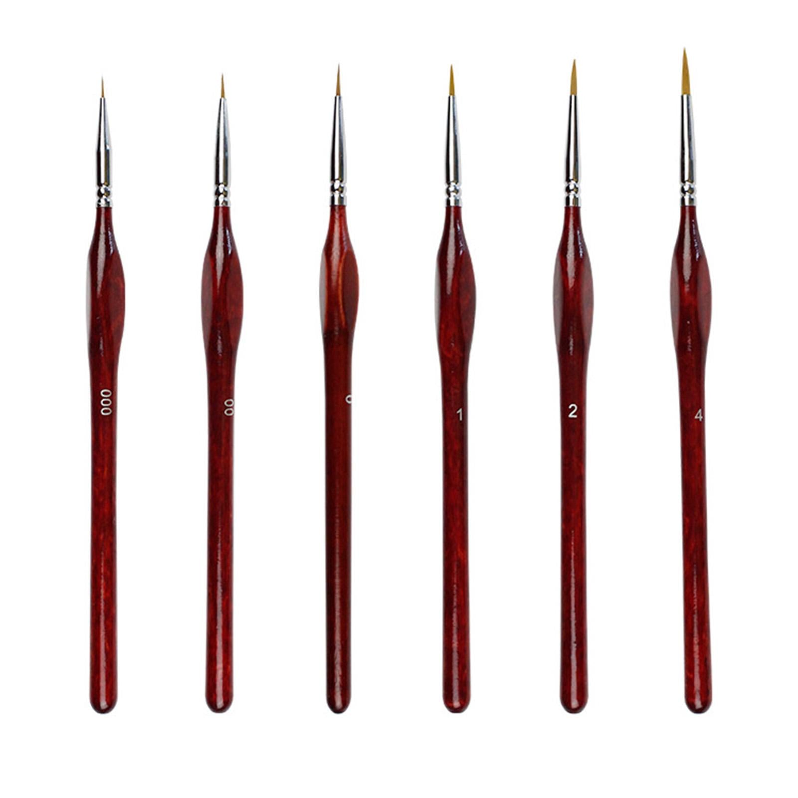 Drawing Hook Line Pen Craft Kit for Oil Painting Scale Model Painting 6pcs