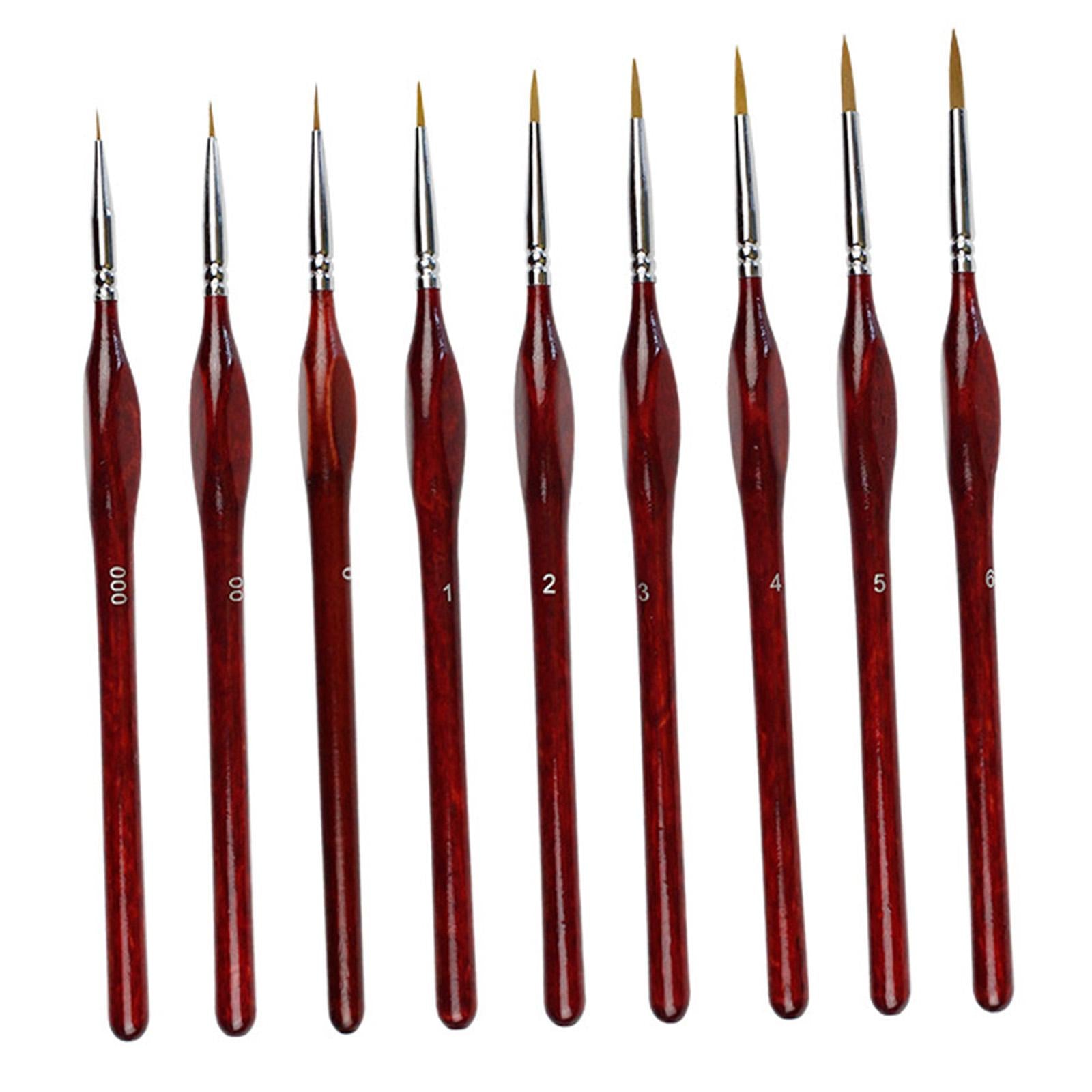 Drawing Hook Line Pen Craft Kit for Oil Painting Scale Model Painting 9pcs
