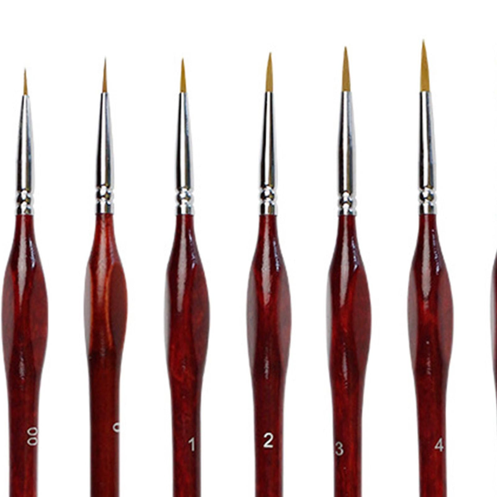 Drawing Hook Line Pen Craft Kit for Oil Painting Scale Model Painting 9pcs