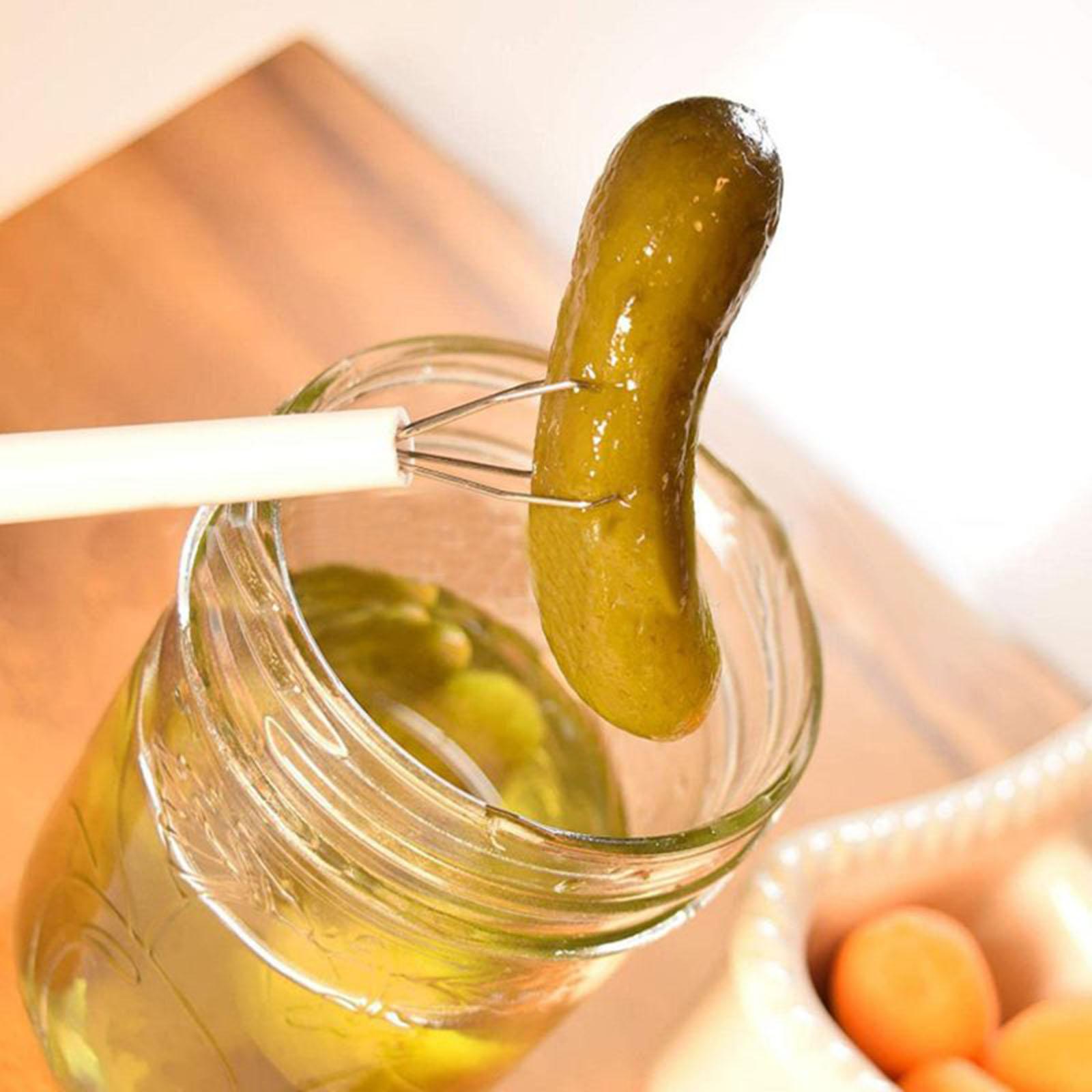 Pickle Picker Multifunction Flexible Pickle Pincher Olive Pepper Grabber