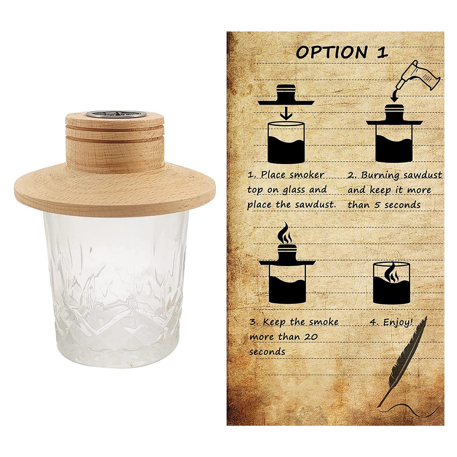 Bartender Cocktail Smoker Kit for Molecular Cuisine Infuse Cocktails Spirits