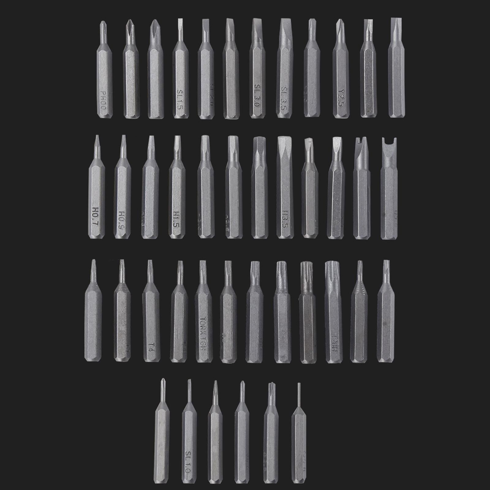 Screw Driver Set Precision Mini S2 Steel Handle for PC Electronics Laptop