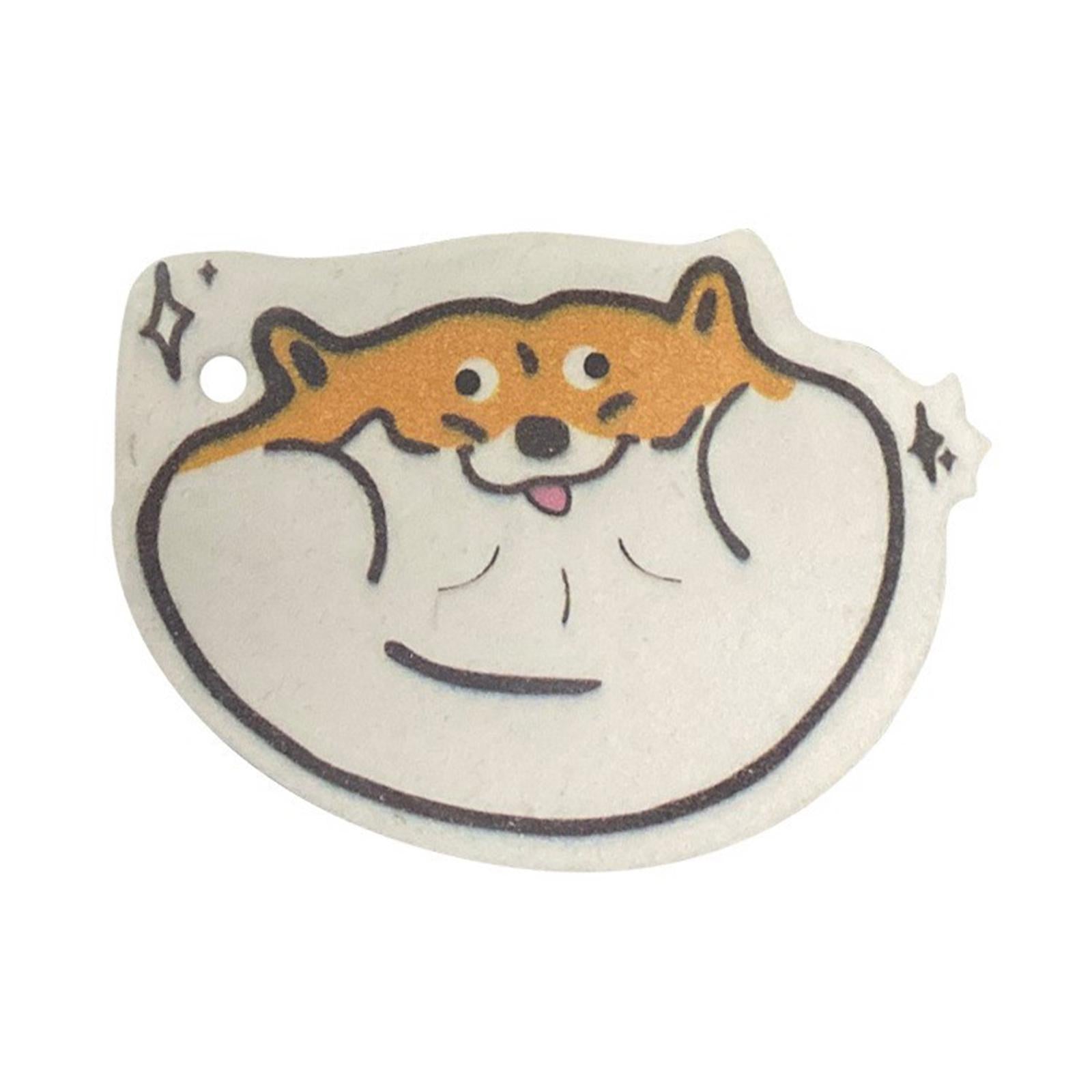 Non-Scratch Scrub Sponge Multi-Use for Cleaning Kitchen Clean Tough Messes Shiba Inu