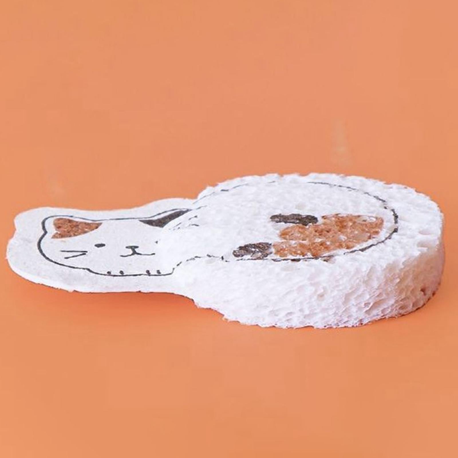 Non-Scratch Scrub Sponge Multi-Use for Cleaning Kitchen Clean Tough Messes Peas