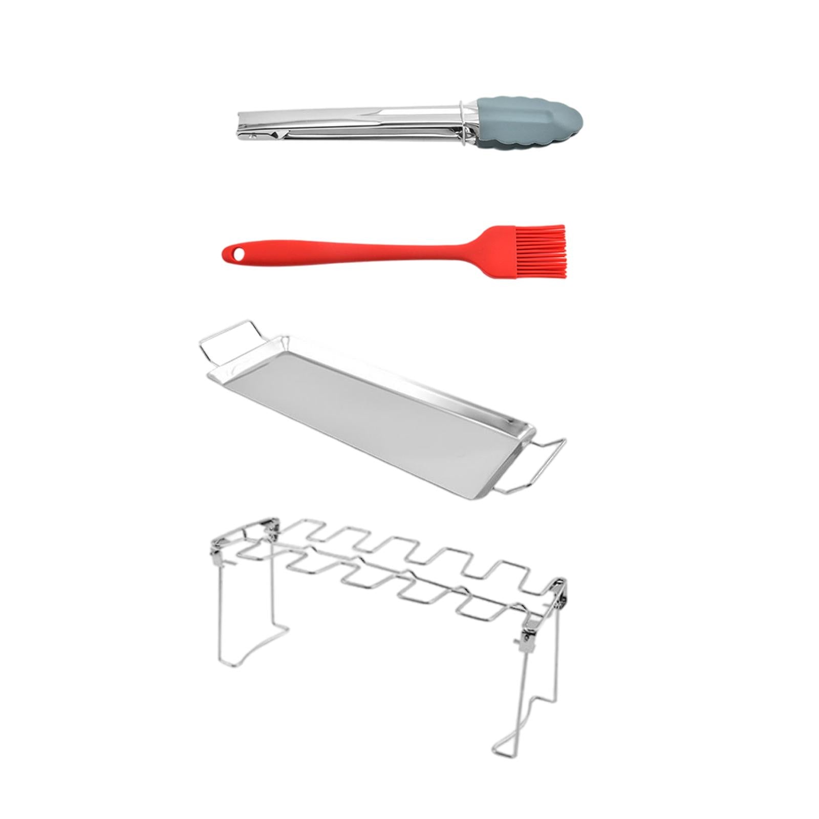Chicken Leg Wing Grill Rack 14 Slots Non-Stick Barbecue Drumsticks Holder