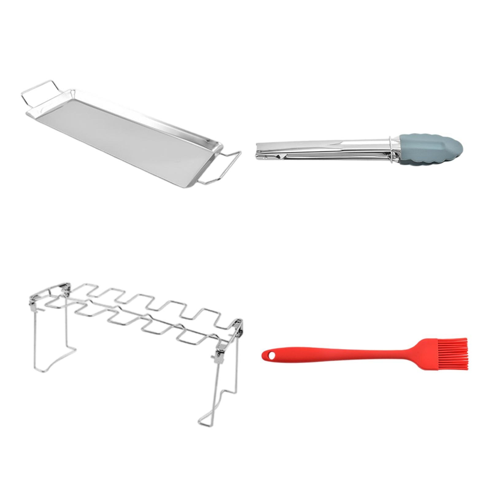 Chicken Leg Wing Grill Rack 14 Slots Non-Stick Barbecue Drumsticks Holder