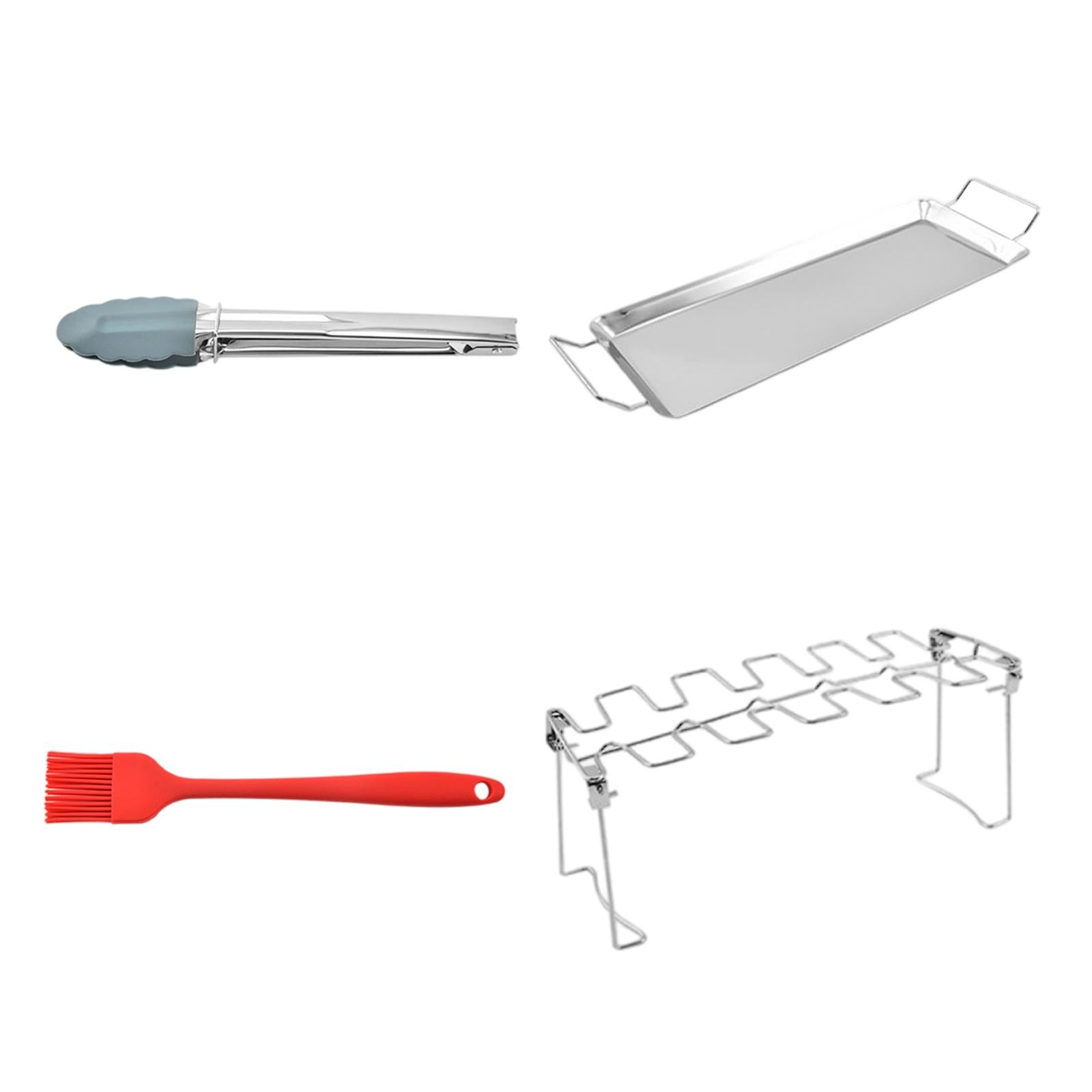 Chicken Leg Wing Grill Rack 14 Slots Non-Stick Barbecue Drumsticks Holder